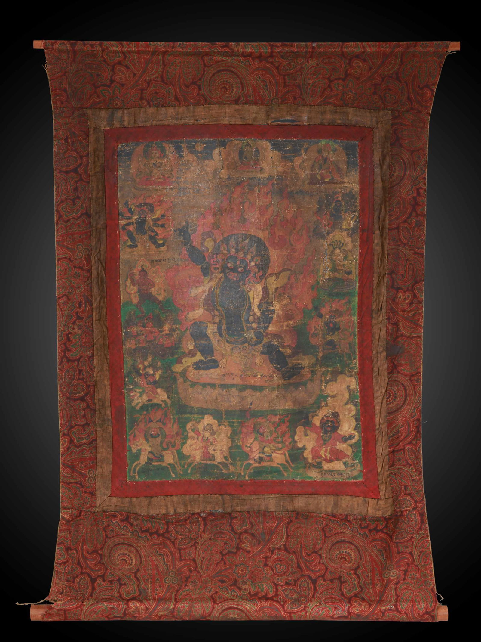 A Tibetan Nyingma Thangka of Mahakala (1 of 7)