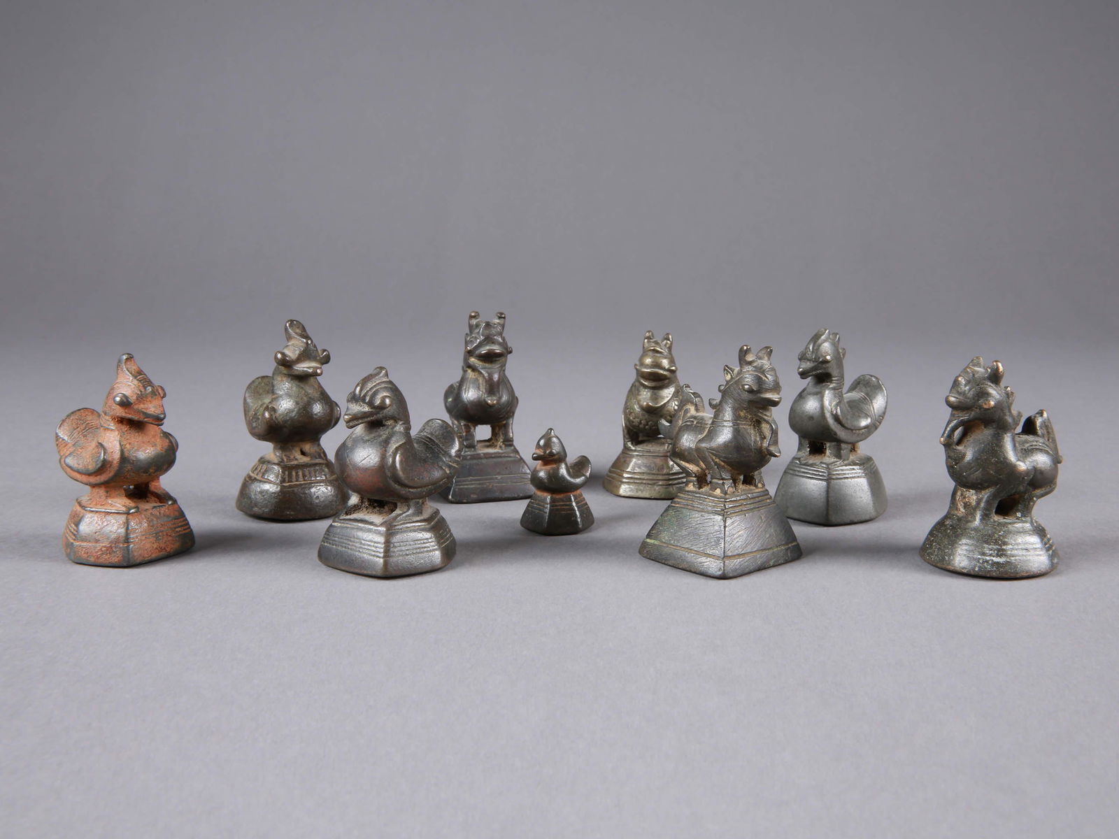 9 Burmese Opium Weights (1 of 5)