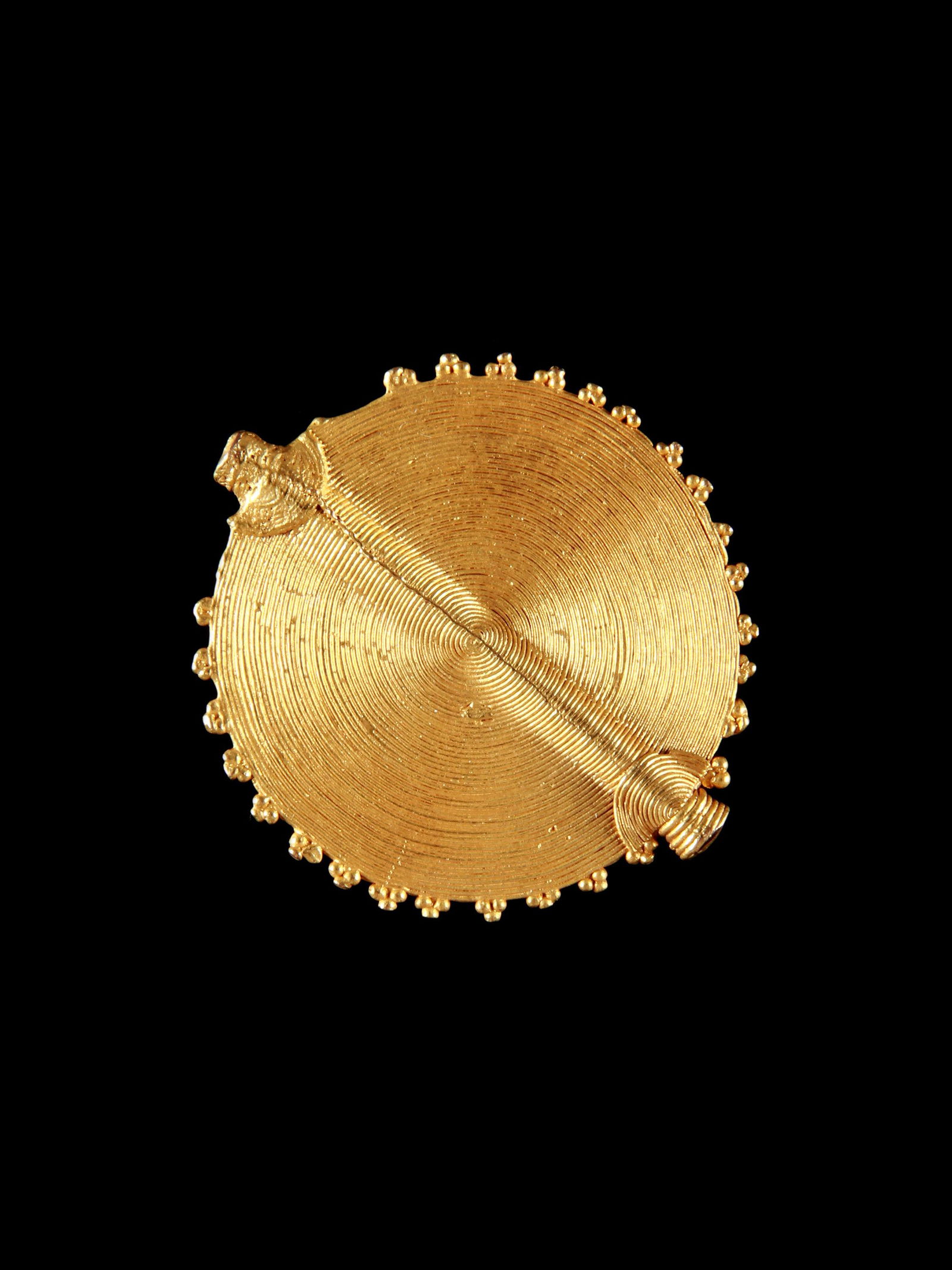 An Akan Jewelery Piece, Disc (1 of 4)