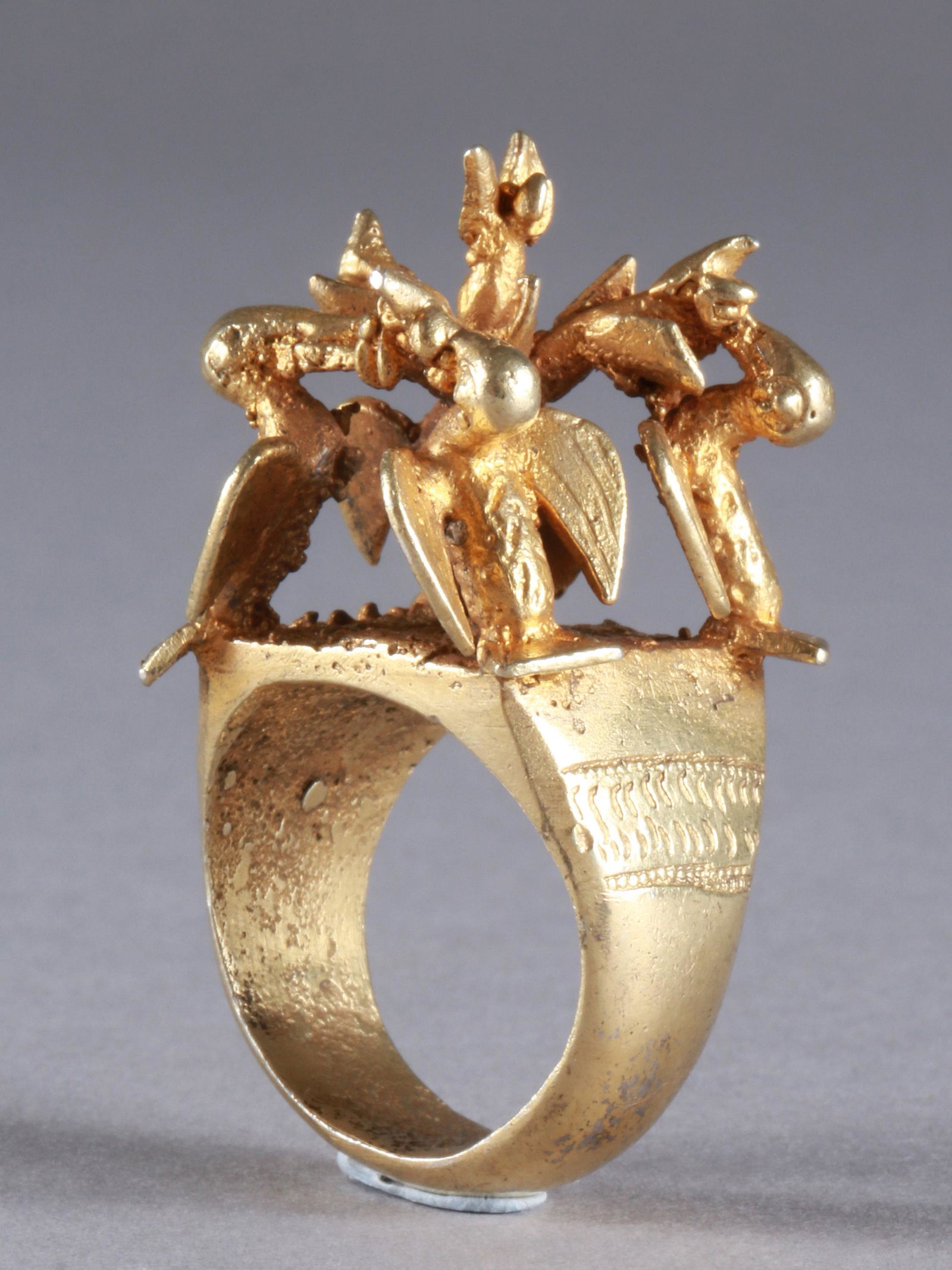 An Asante Ring, 4 Birds (1 of 14)