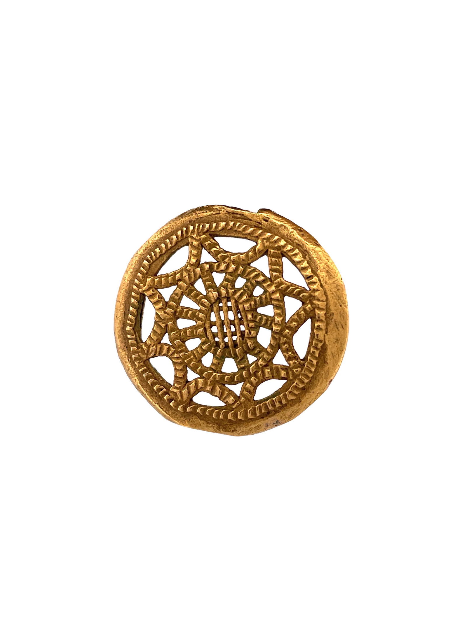 An Asante Jewelery Piece, Disc (1 of 5)