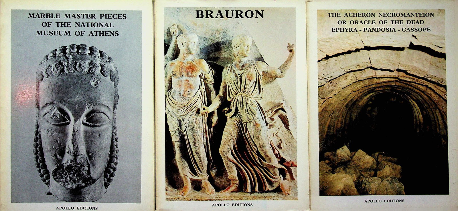 Apollo Editions Guides: Apollo Editions Guides In: The National Museum of Athens / Bruron / The Acheron Necromanteion Papastamos, Themelis, Dakaris. Apollo Editions. CHF 20 / 40 EUR 20 / 40