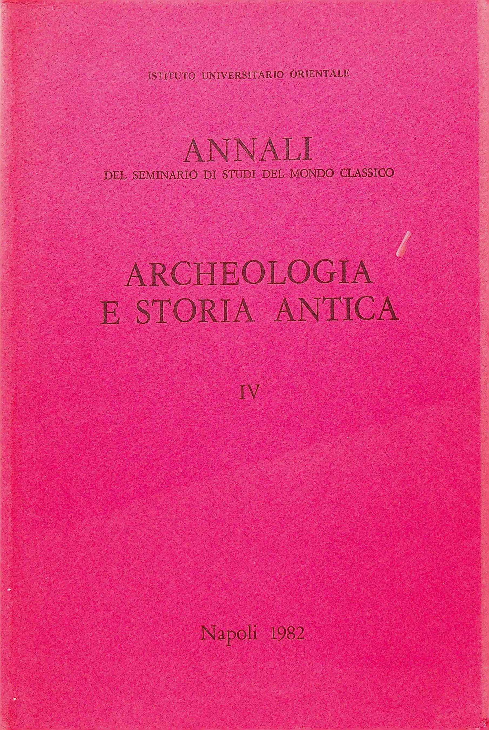 ARCHEOLOGIA E STORIA ANTICA (1 of 1)