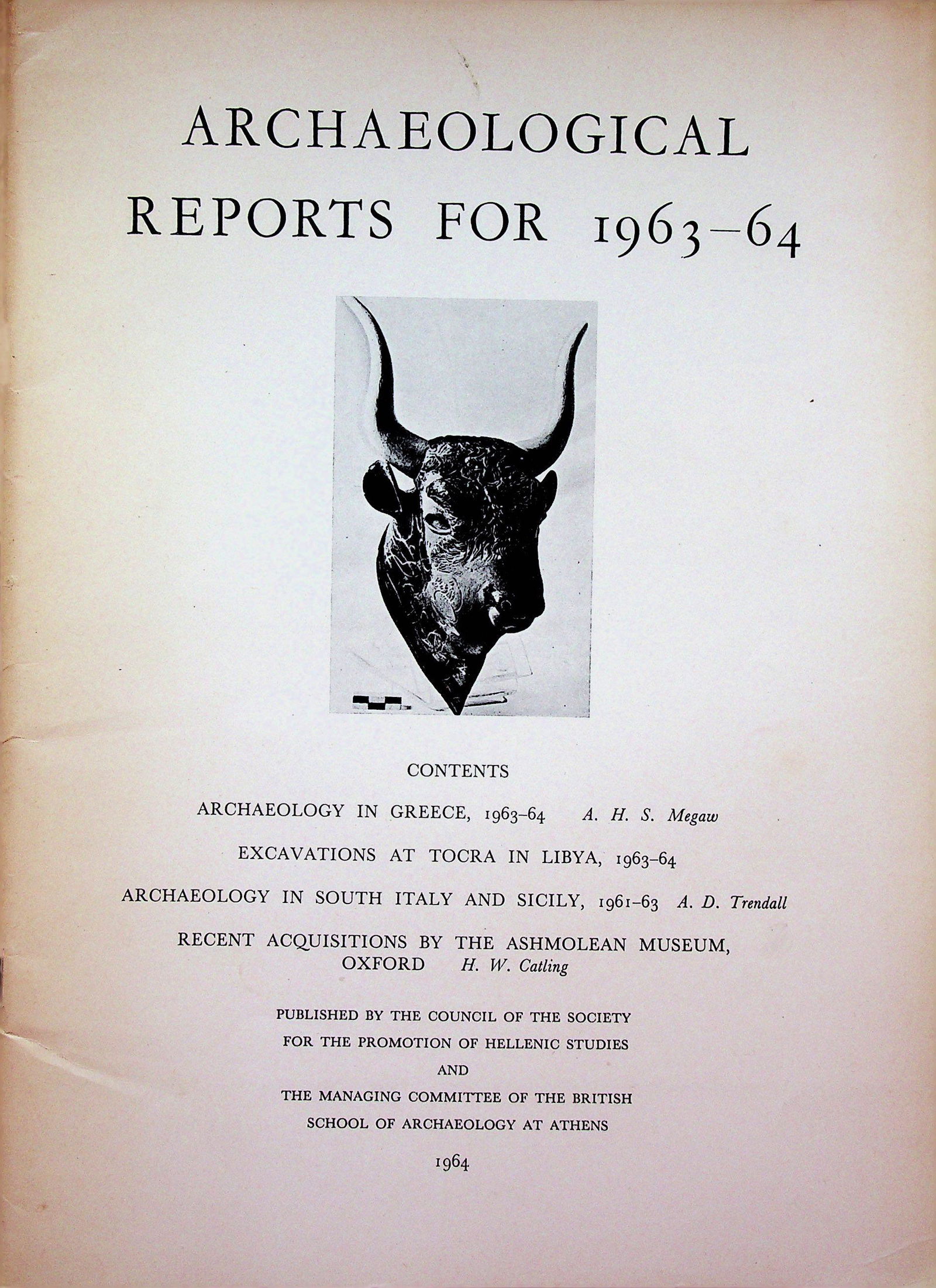 Archaeological Reports for 1963-64 (1 of 1)