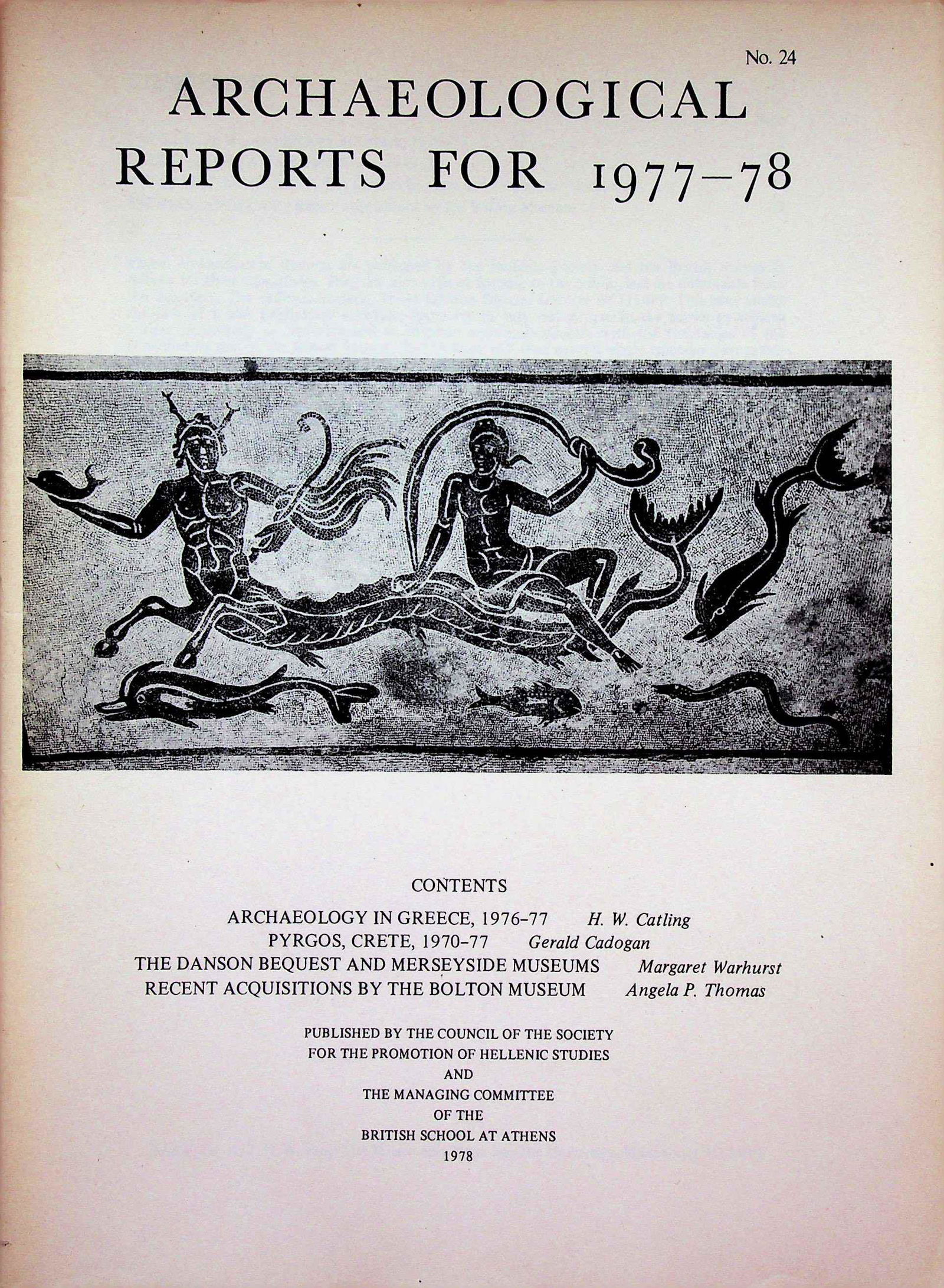 Archaeological Reports for 1977-78, No. 24 (1 of 1)