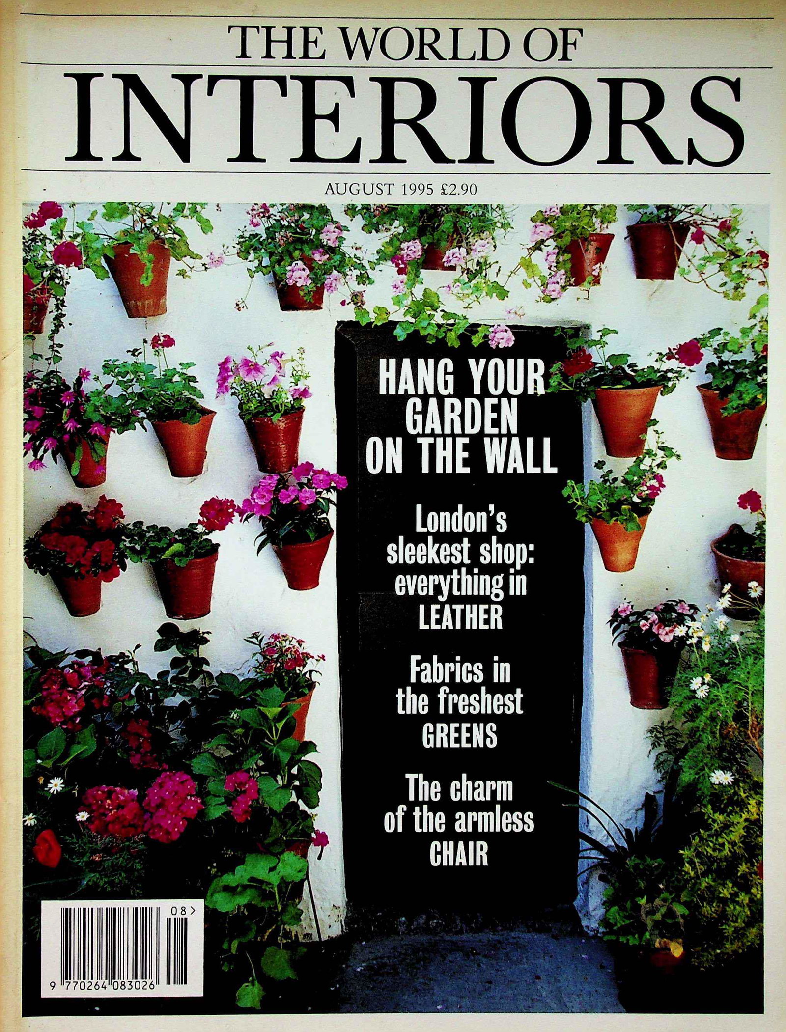 The World of Interiors: The World of Interiors August 1995 CHF 20 / 40 EUR 20 / 40