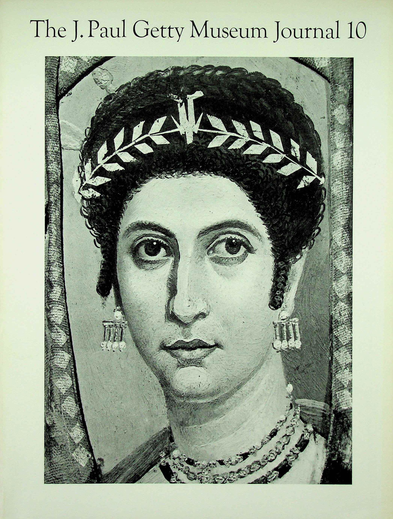 The J. Paul Getty Museum Journal 10: The J. Paul Getty Museum Journal 10 In: The J. Paul Getty Museum Journal 10 1982. Malibu / The J.Paul Getty Museum. ISBN: 0-89236-048-8 CHF 20 / 40 EUR 20 / 40