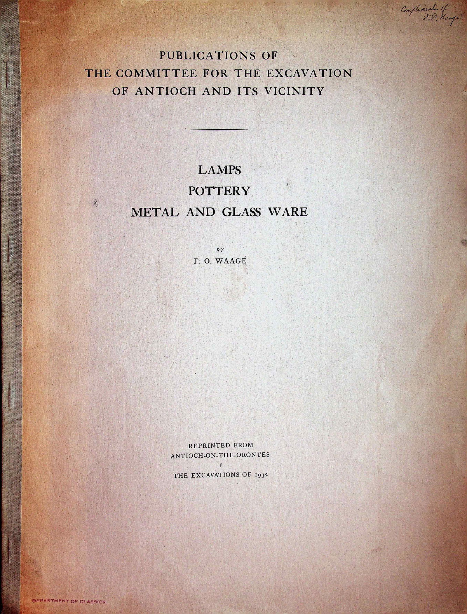 LAMPS POTTERY METAL AND GLASS WARE (1 of 1)