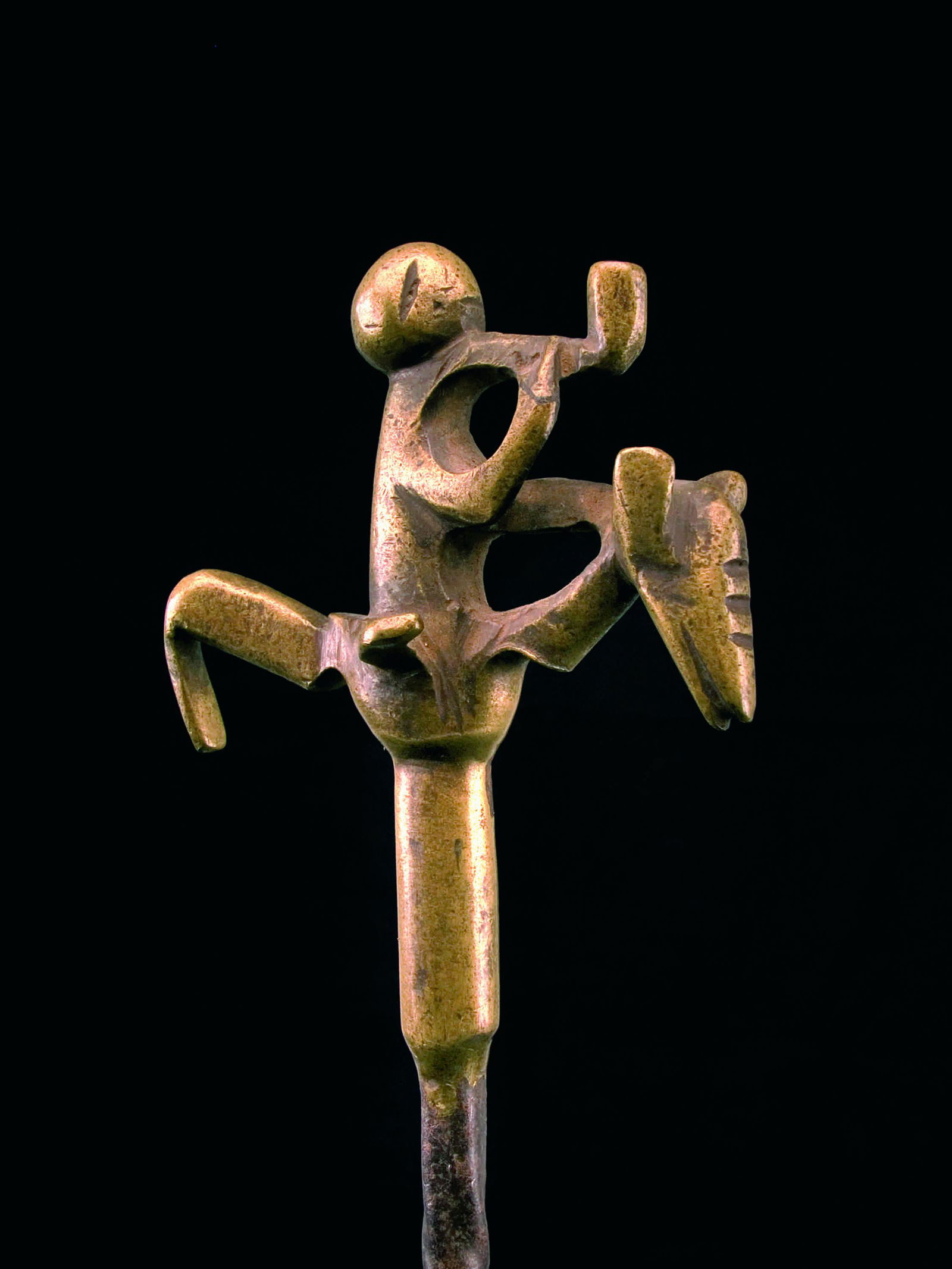 A Yoruba Ceremonial Staff, Equestrian (1 of 10)
