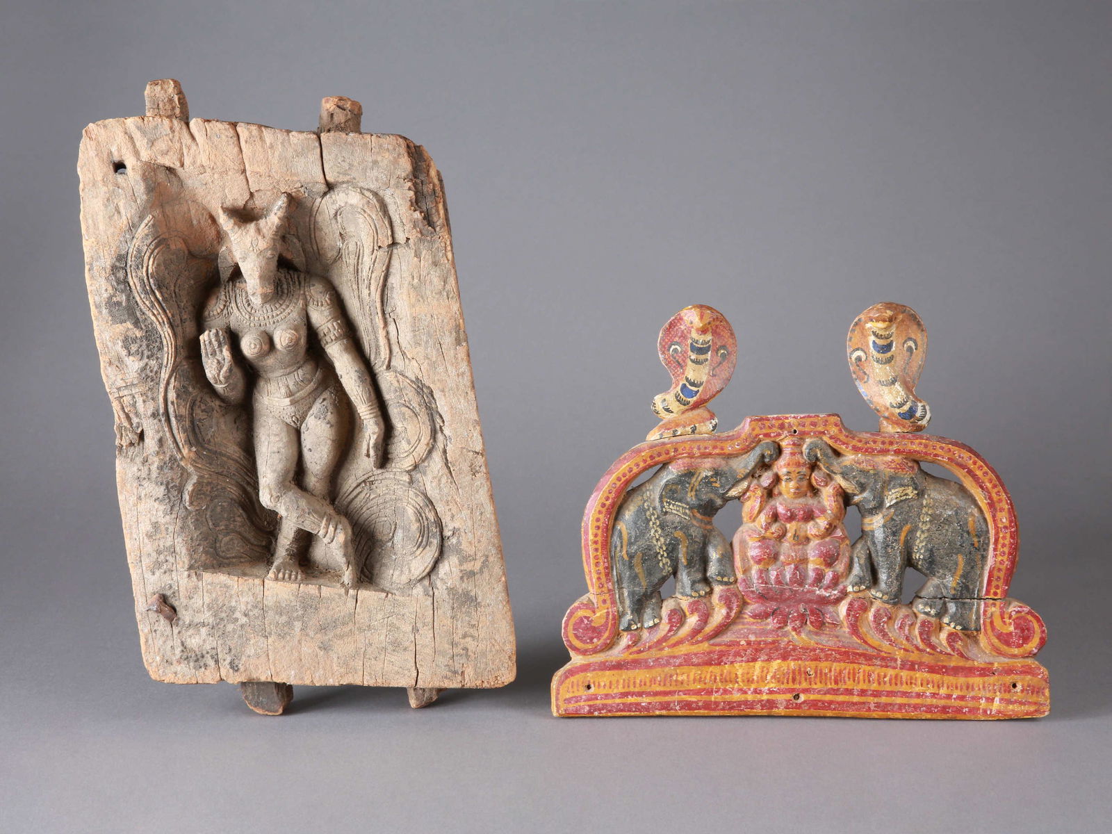 2 Indian Chariot Decoration Panels (1 of 7)