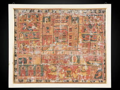 A scroll painting, "Pattachitra"