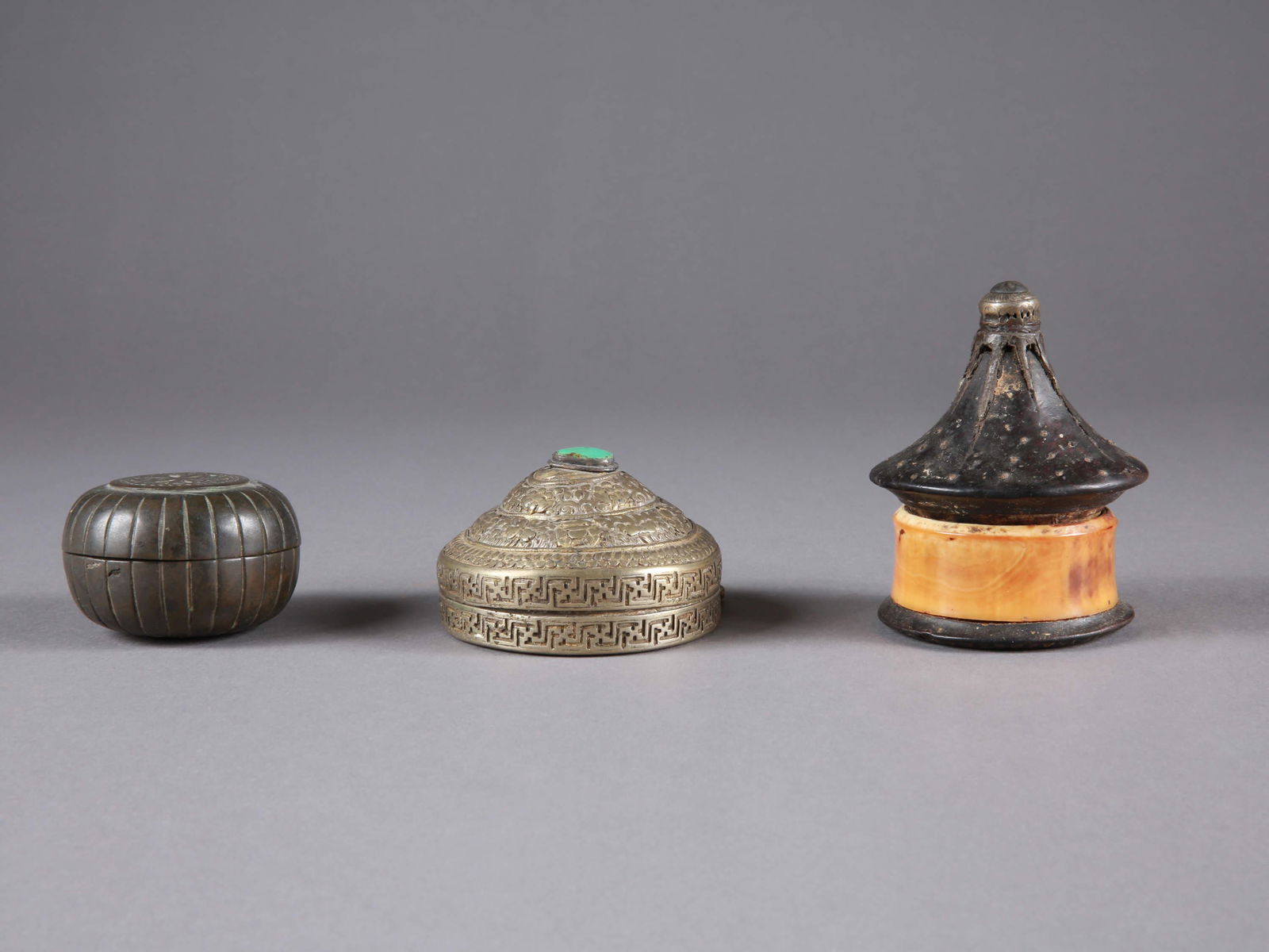 3 Filipino / Buthanese Betel Nut Containers (1 of 5)