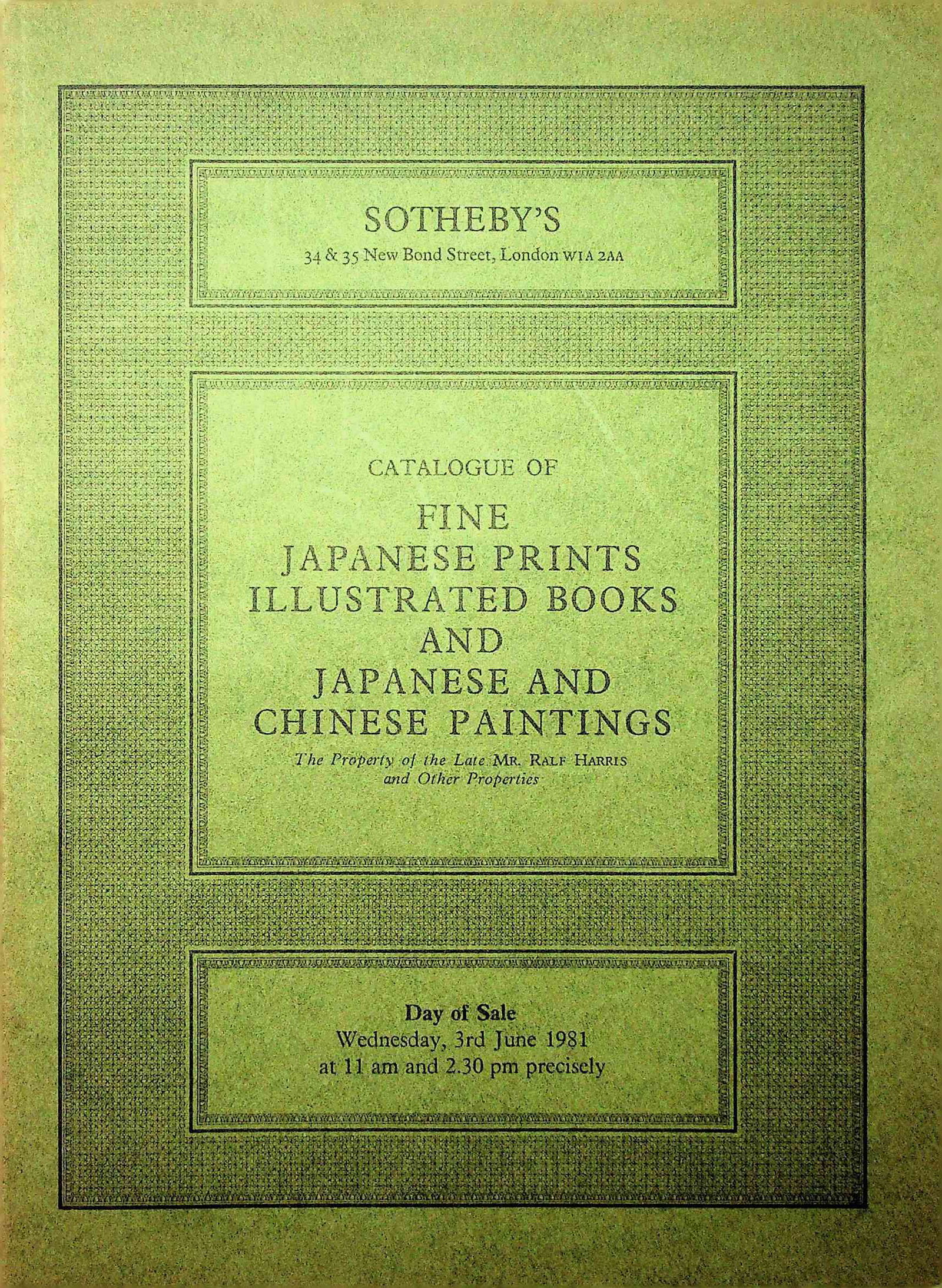 Sotheby's / Japanese Prints and Chinese Paintings (1 of 1)
