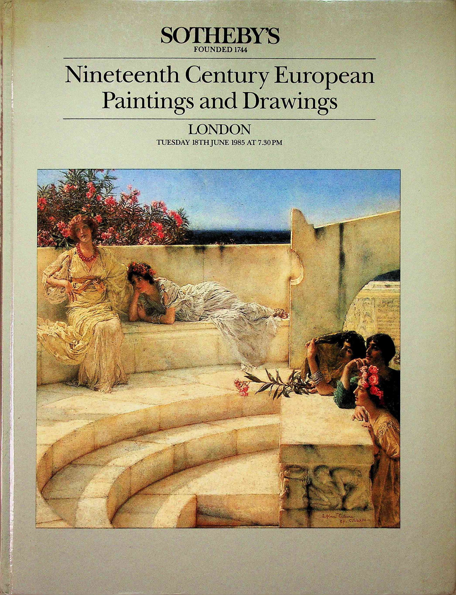 Sotheby's: Sotheby's London 1985. Paintings and Drawings. Nineteenth Century European Paintings and Drawings LONDON I8TH JUNE 1985. CHF 20 / 40 EUR 20 / 40