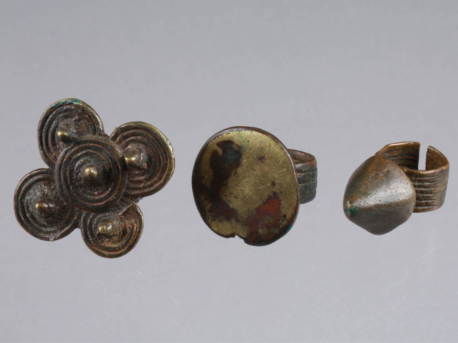 3 Bronze Rings (1 of 8)