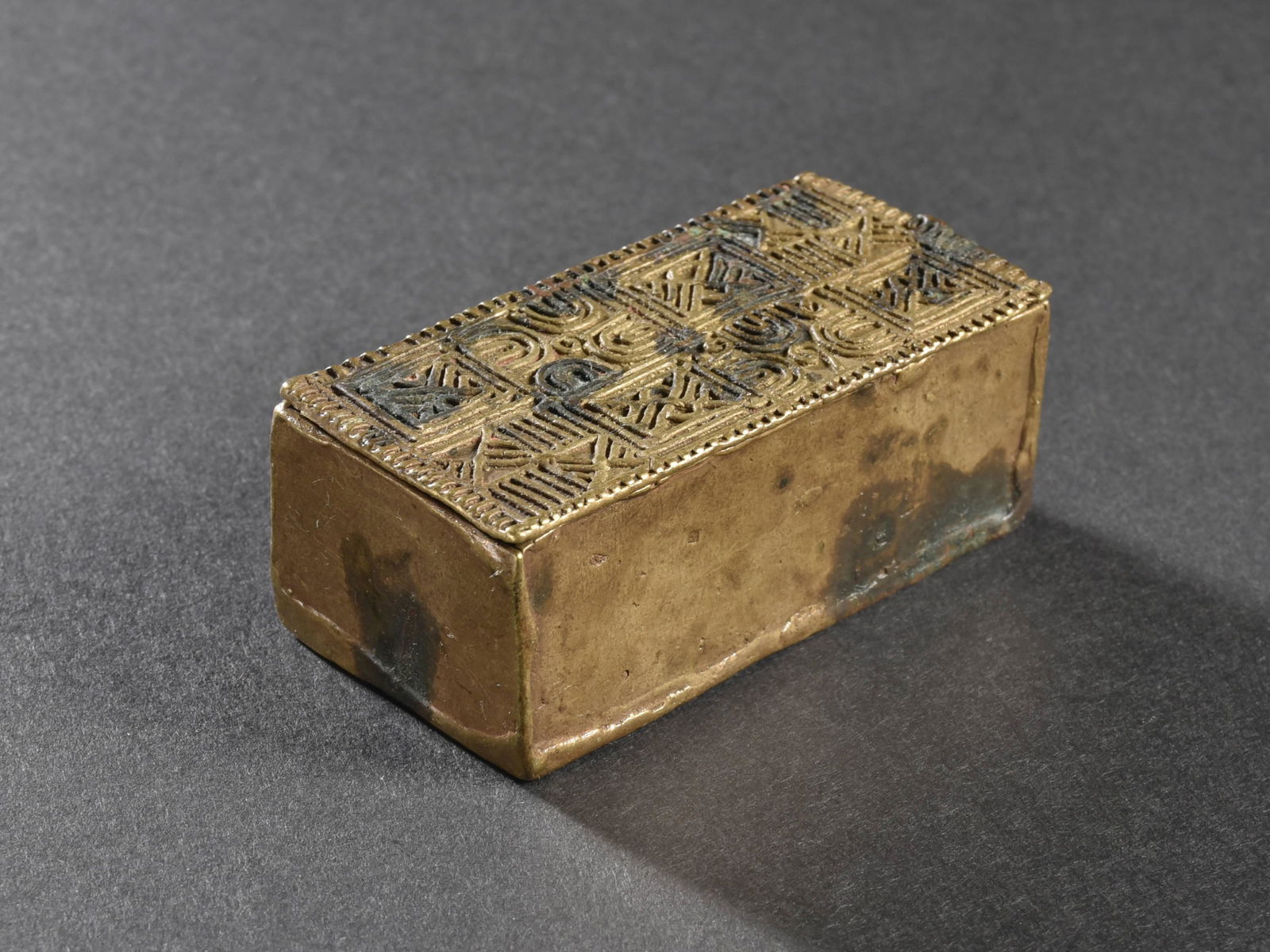 An Asante Golddust Box, "adaka" (1 of 7)