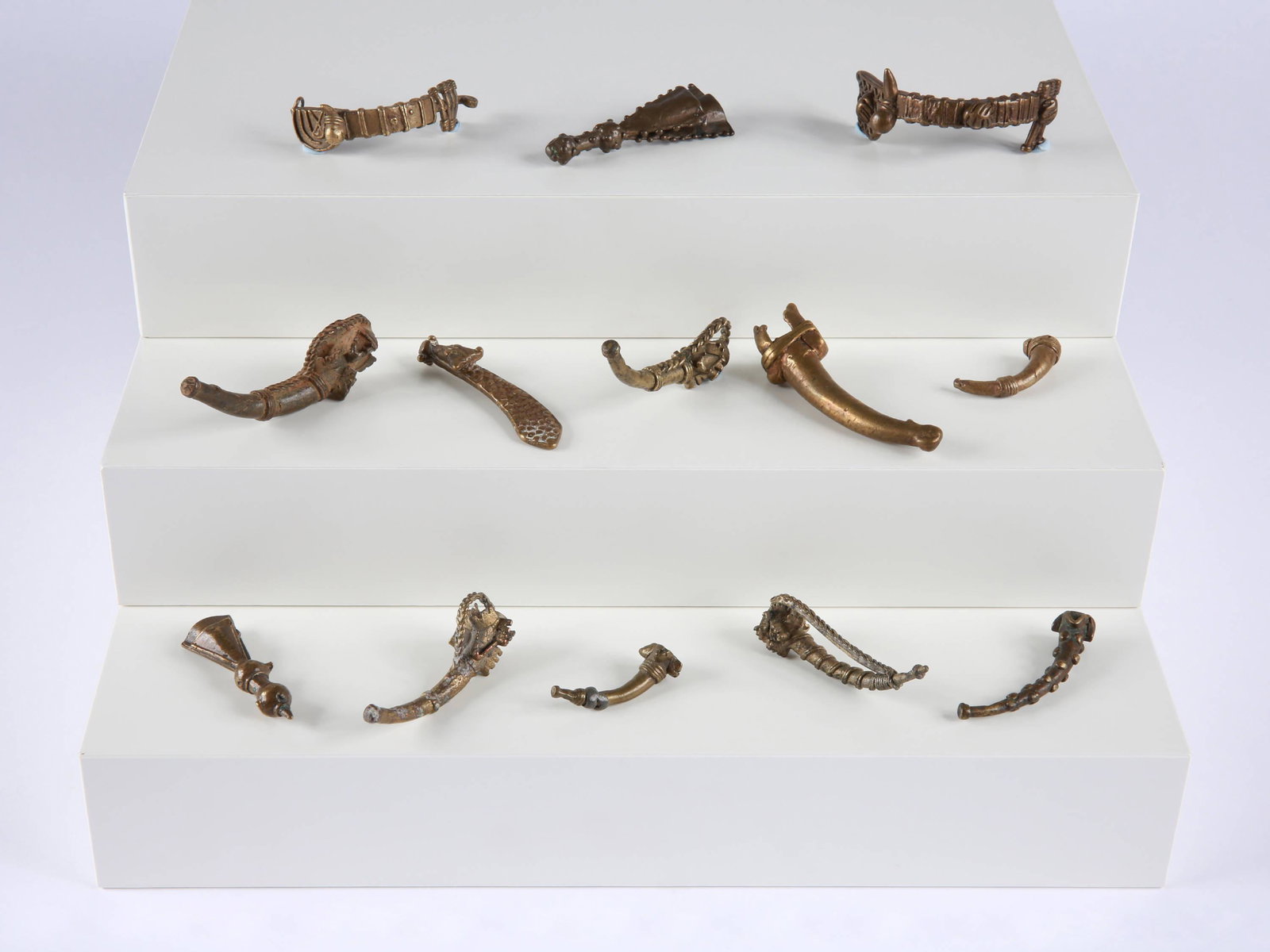 13 Akan Gold Weights, "abrammoo" (1 of 4)