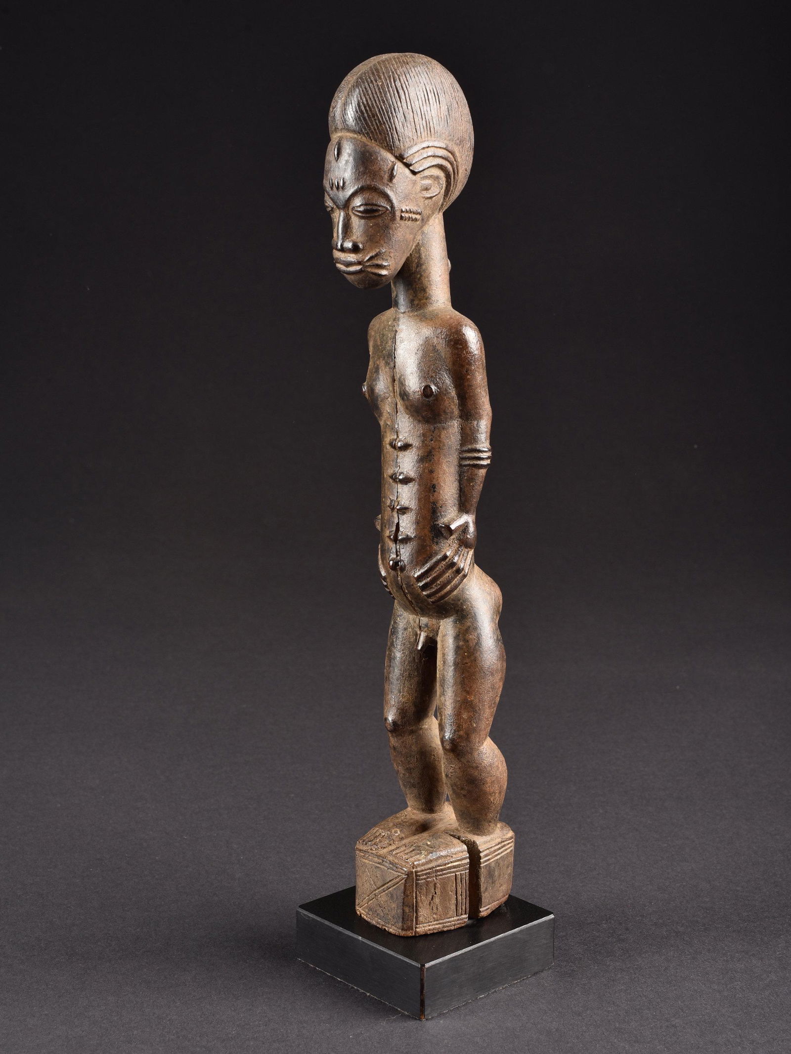 A Baule Figure, "waka sran" ("blolo-bian") (1 of 8)