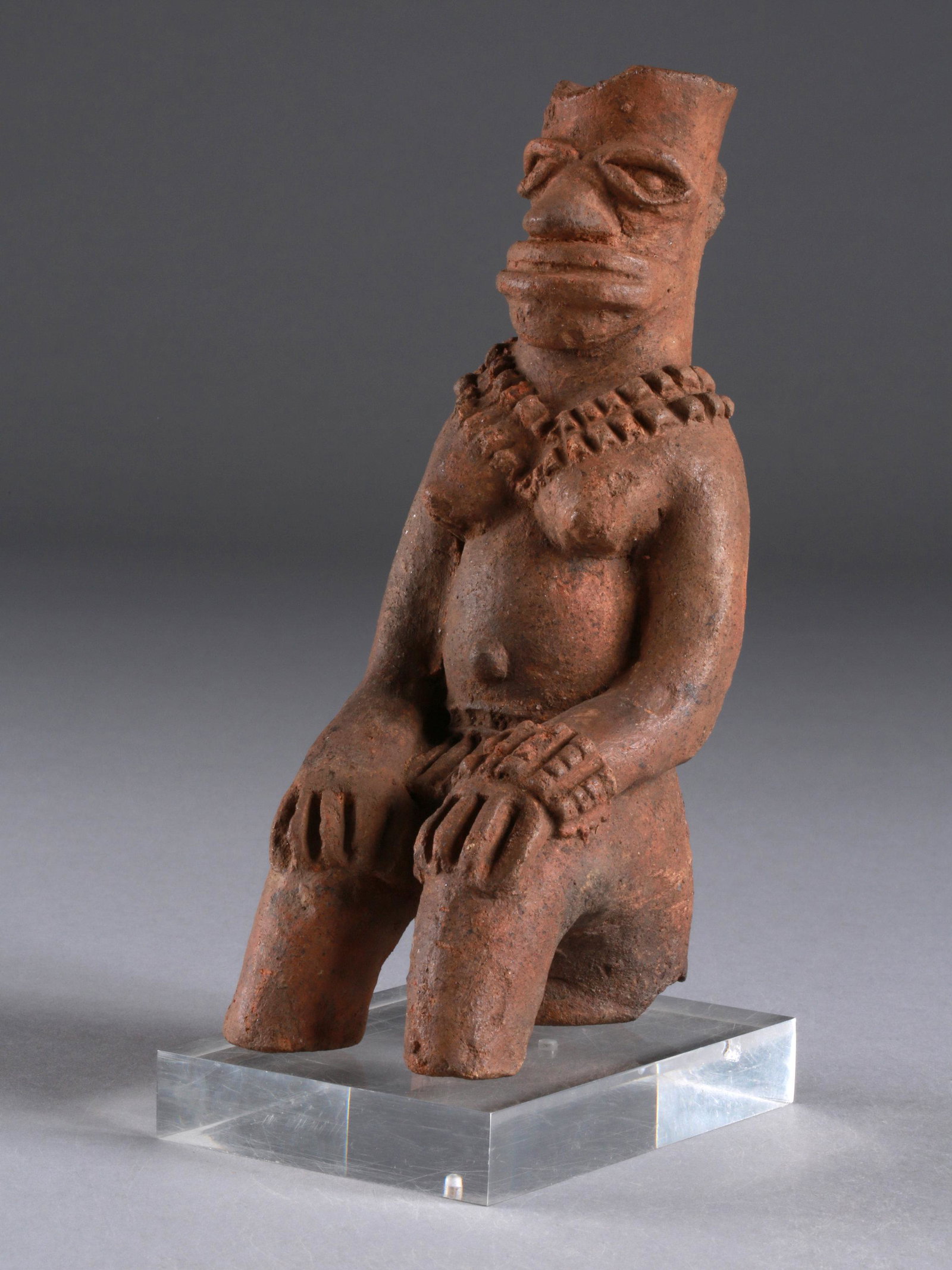 A Koma-Bulsa seated Figure, "kronkronbua" (1 of 15)