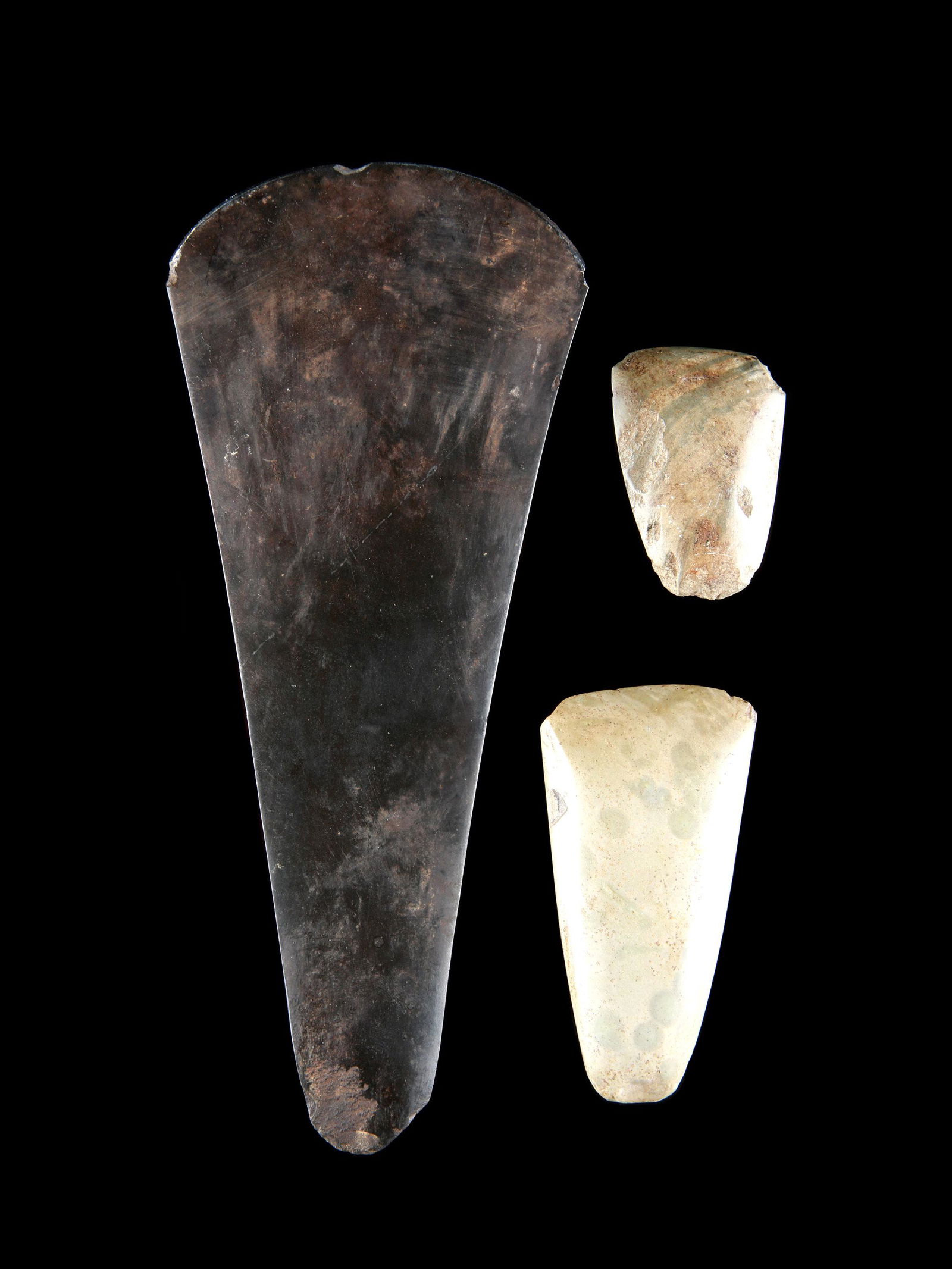 3 Papua New Guinean Stone Axe Heads (1 of 4)