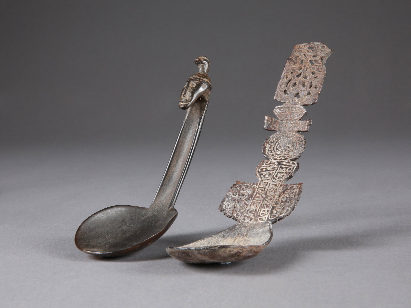 An Ifugao and a Timor Prestige Spoon, "sunu" (1 of 4)