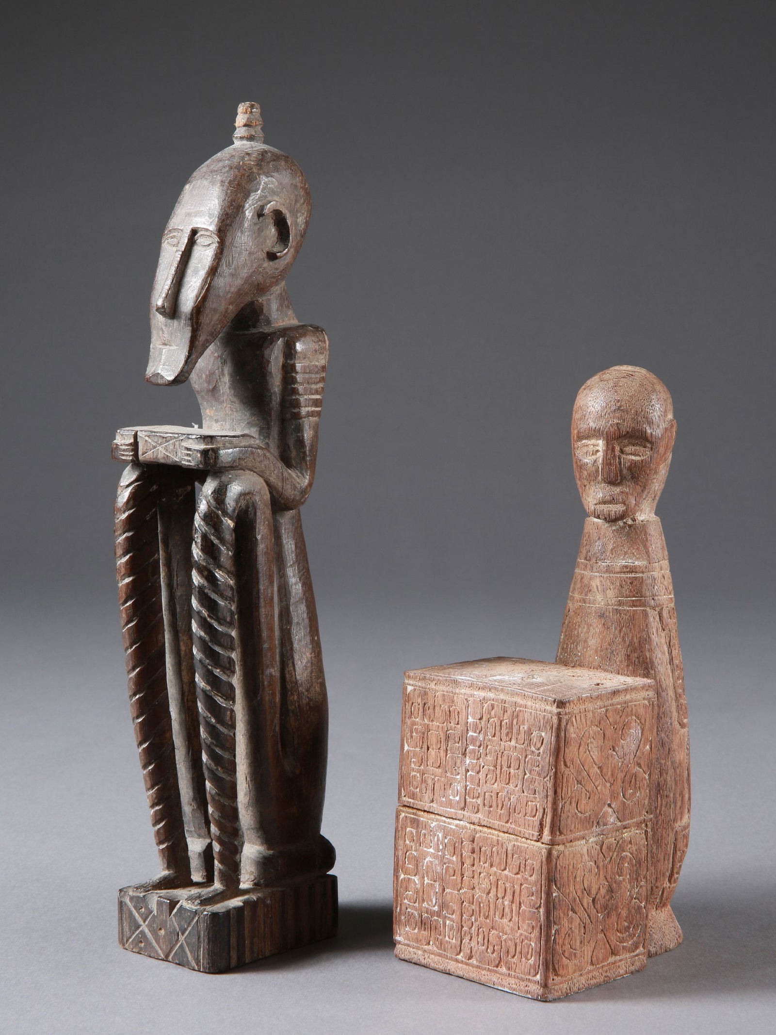 A Maluku Tenggara and a Dayak Figure (1 of 10)