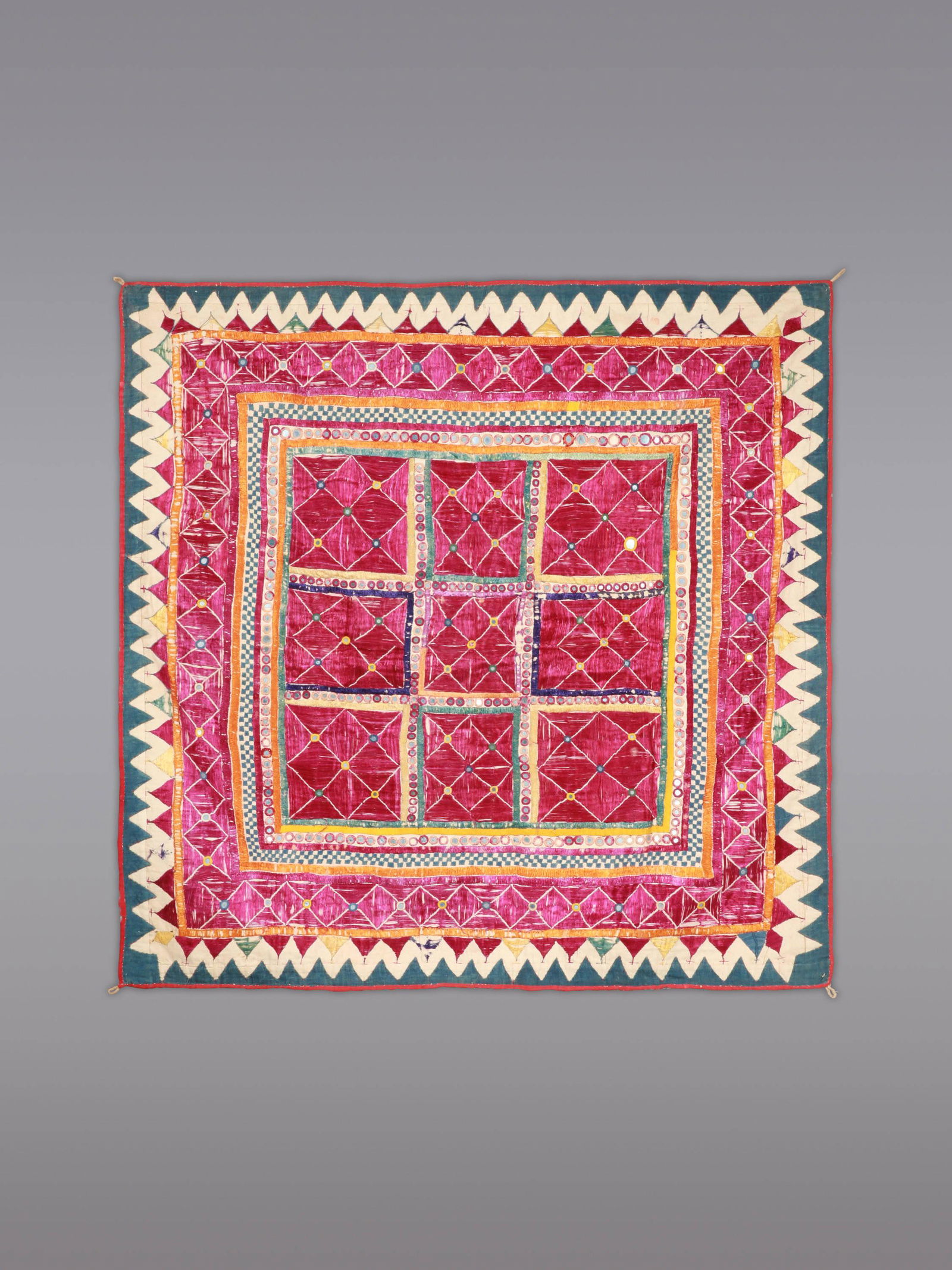 A Gujarat Wall Hanging, "chakla" (1 of 3)