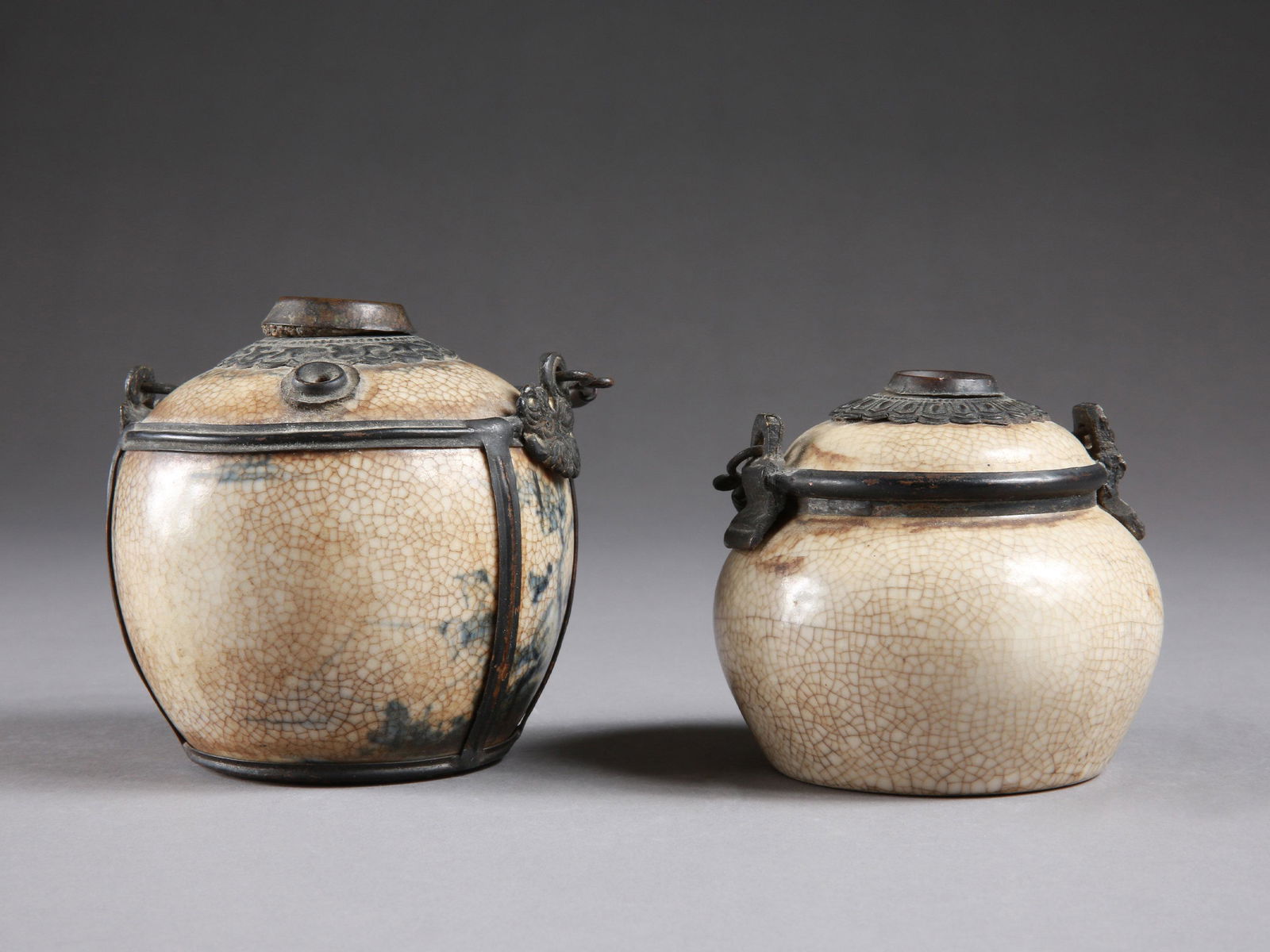 2 Chinese Porcelain Water Pipes (1 of 10)