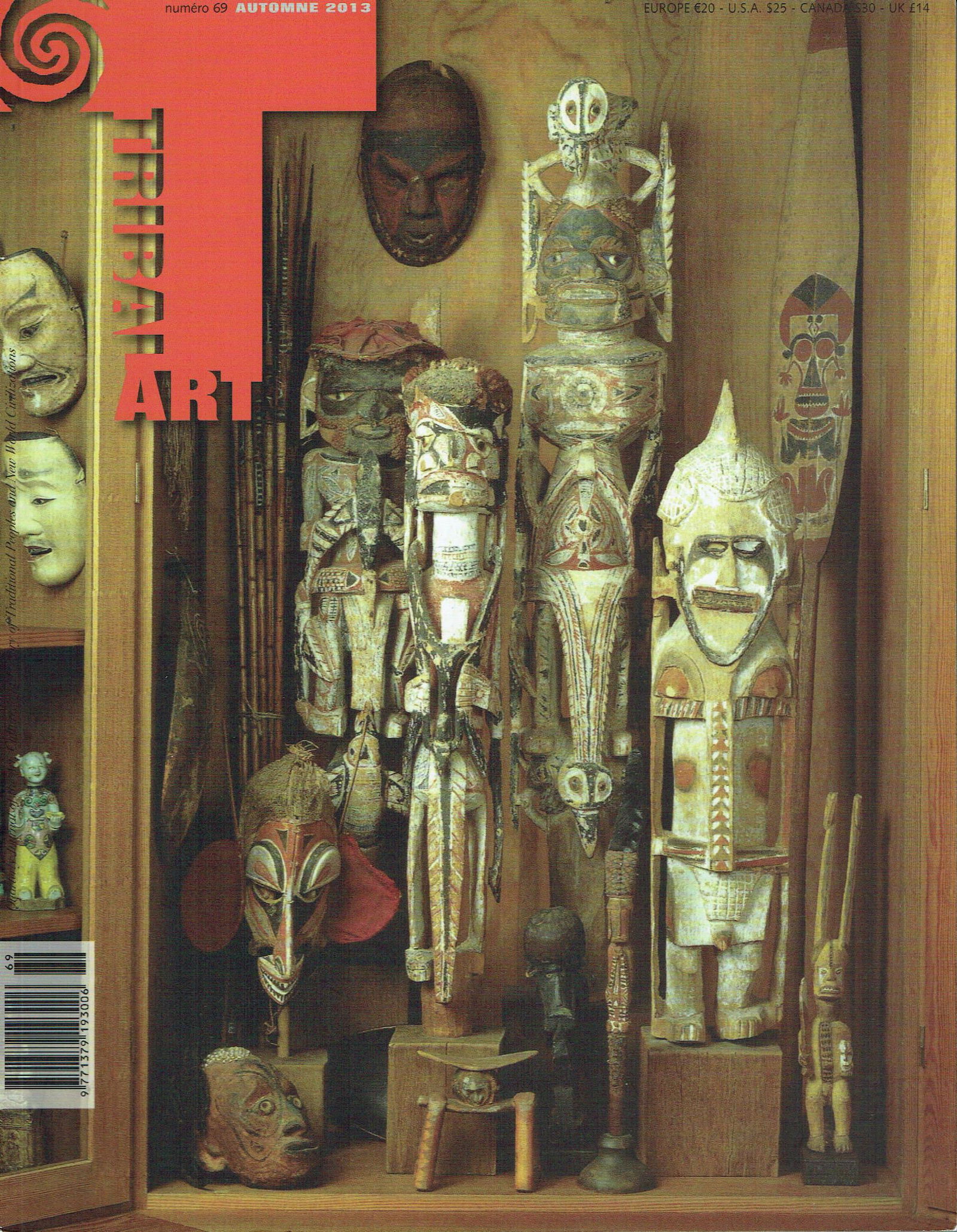 Tribal Art - Numéro 69, Automne 2013: Tribal Art - Numéro 69, Automne 2013 French Tribal Art magazine is a quarterly publication dedicated exclusively to the arts and culture of the traditional peoples of Africa, Oceania, Asia and th