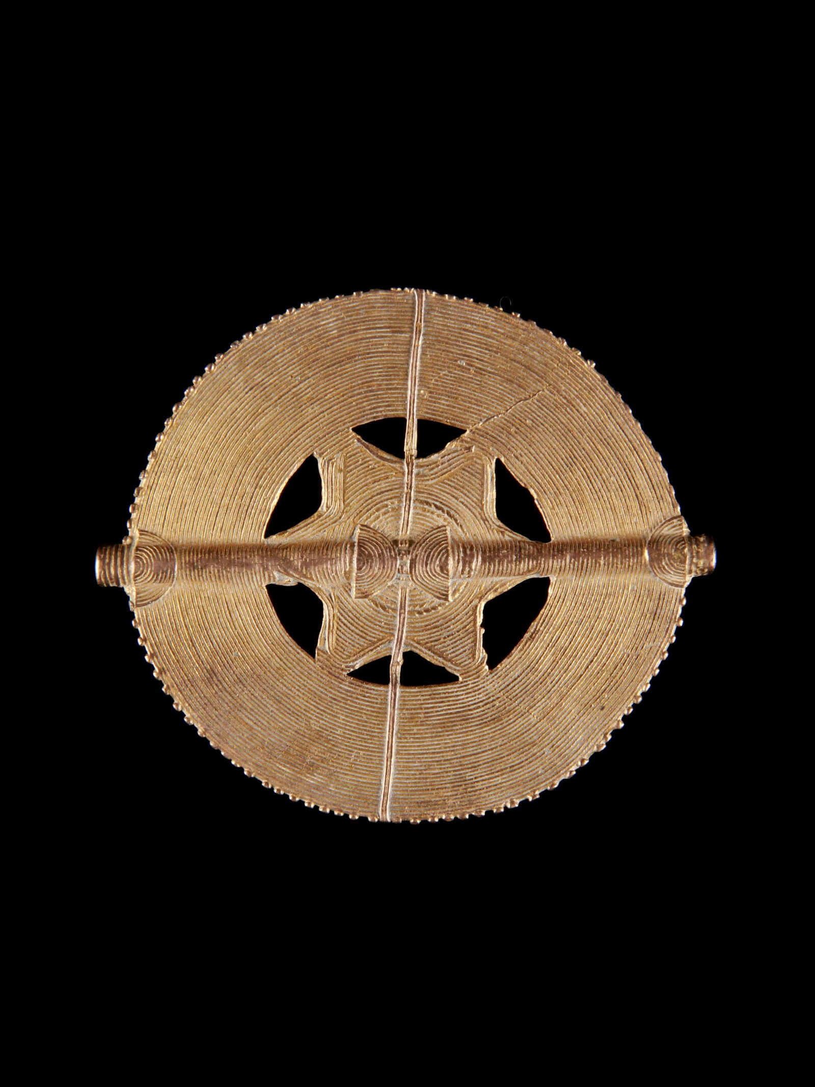 An Akan Royal Jewelry Besad, Disc (1 of 4)