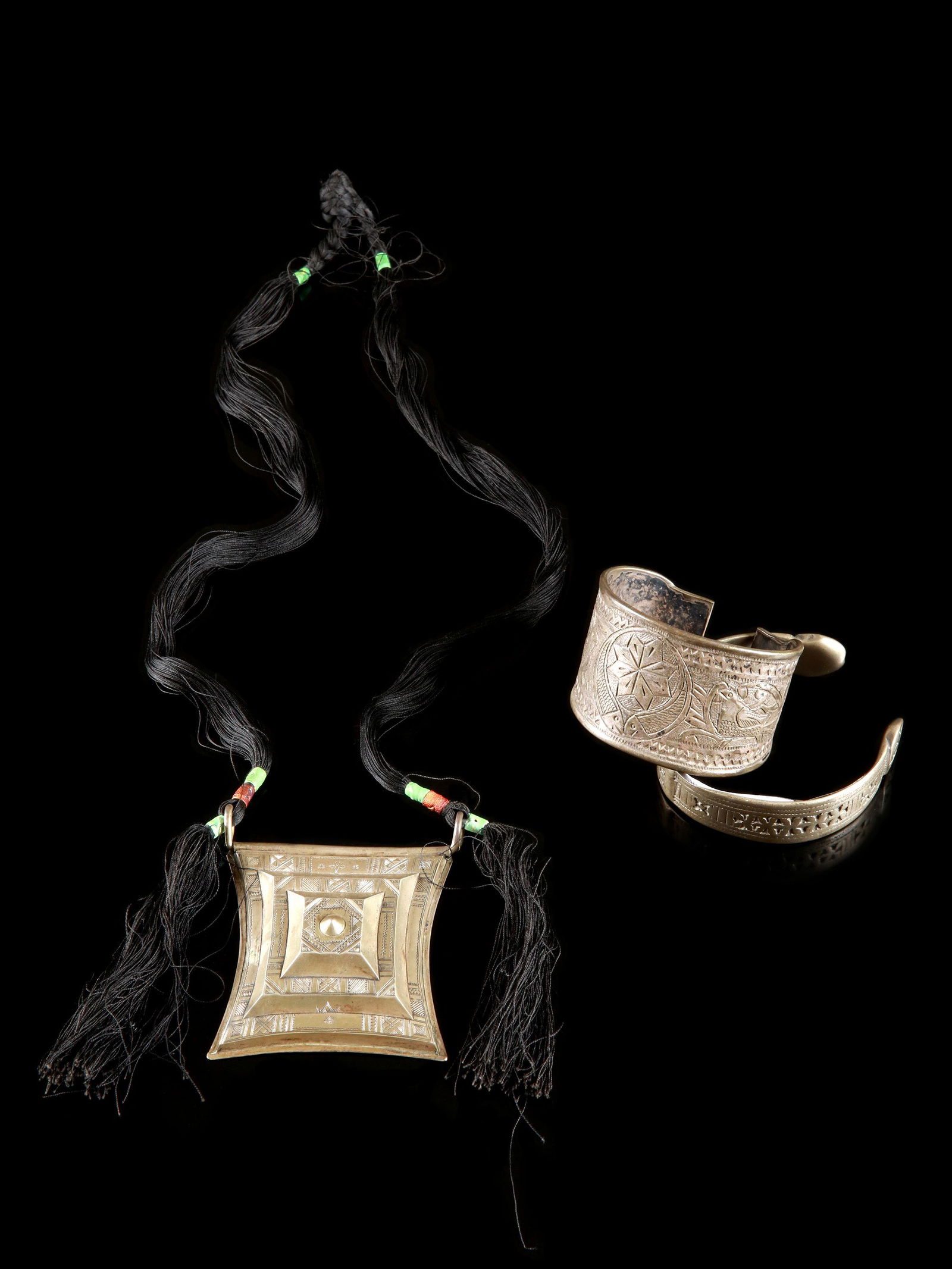 2 Tuareg Bracelets and an Amulet (1 of 6)