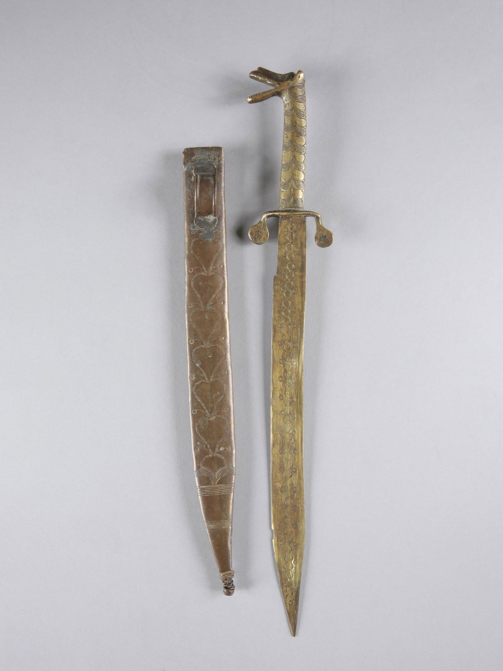 A Fon Dagger with Sheath (1 of 8)