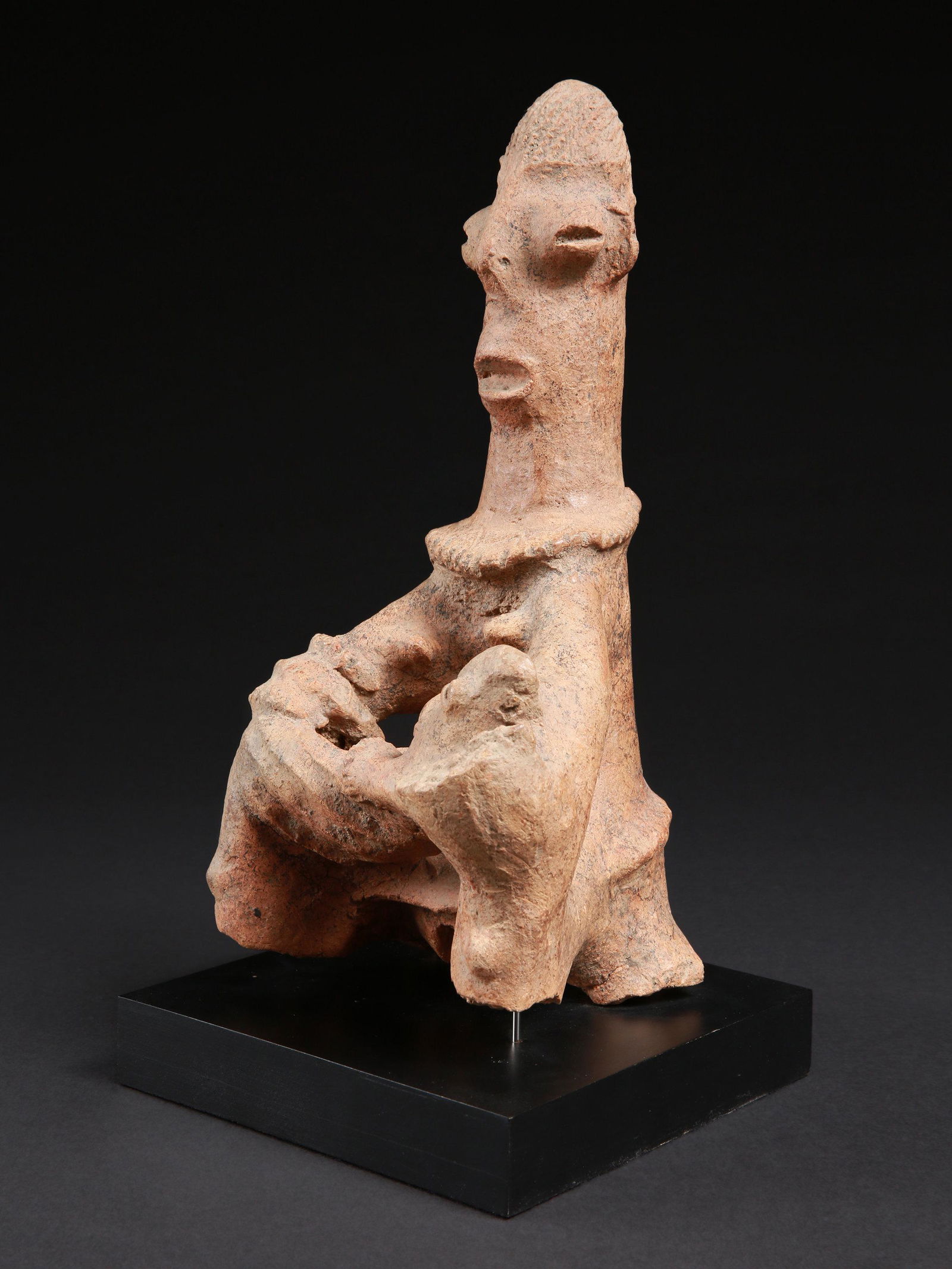A Koma-Bulsa Seated Figure with Child, "kronkronbua" (1 of 12)