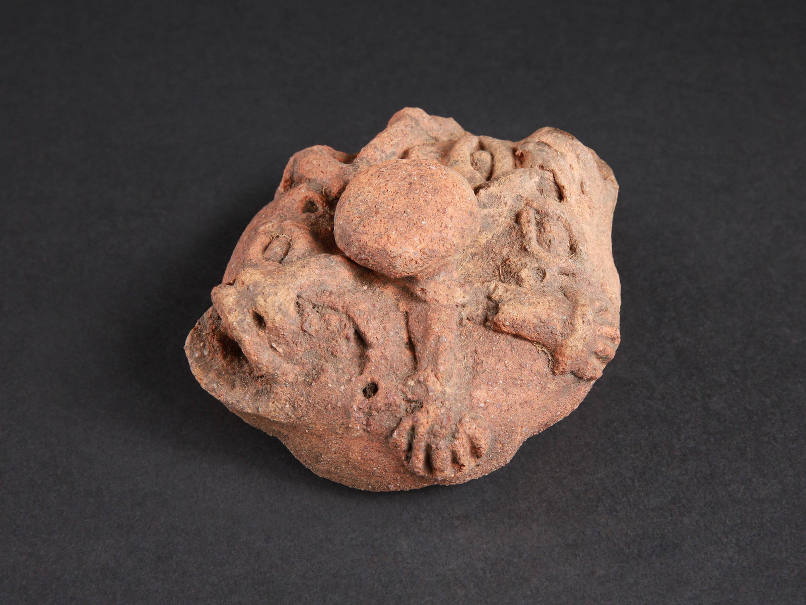 A Koma-Bulsa Zoomorphic Janiform Disc, "kronkronbua" (1 of 9)