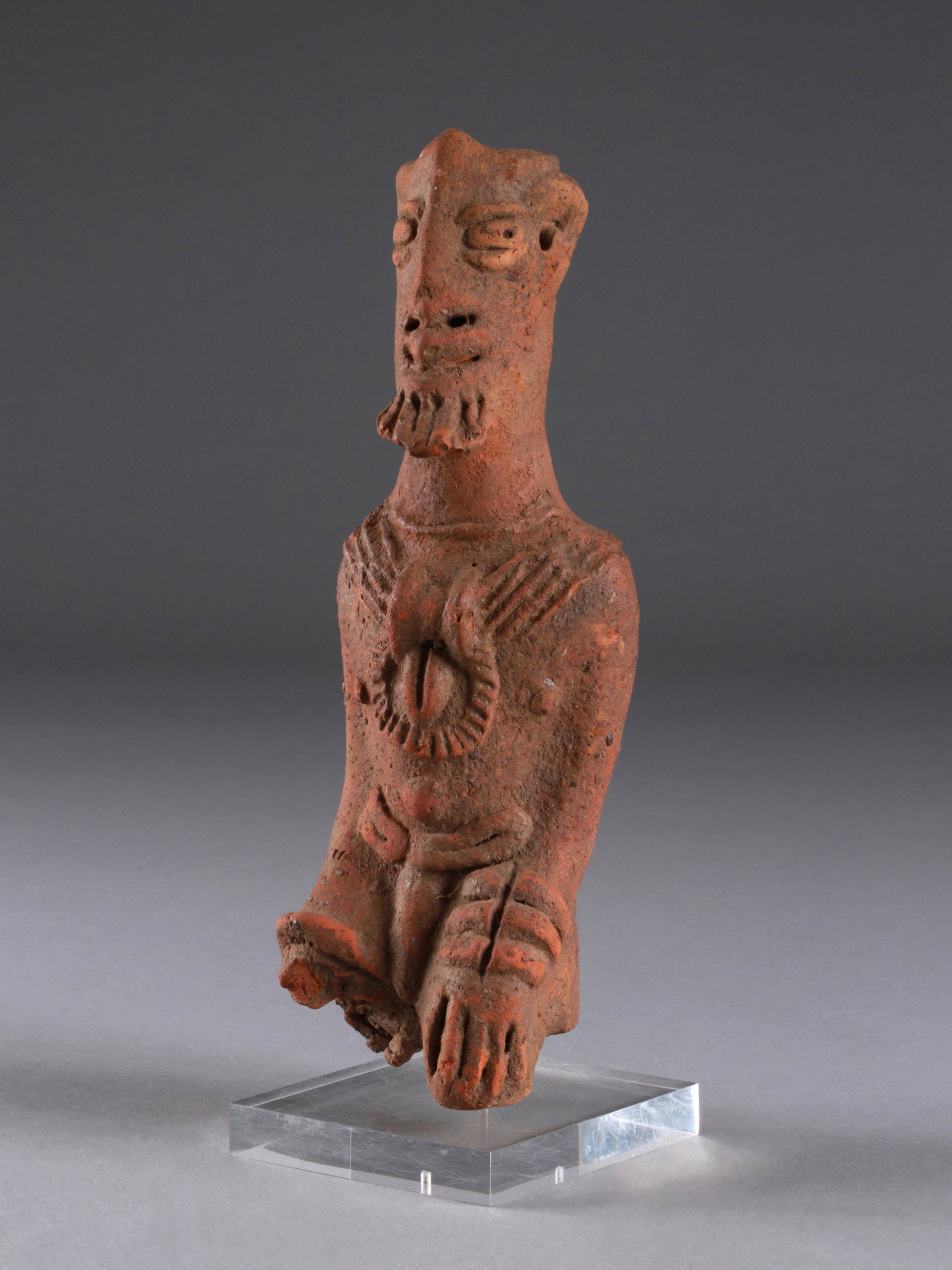 A Koma-Bulsa seated Figure, "kronkronbua" (1 of 13)