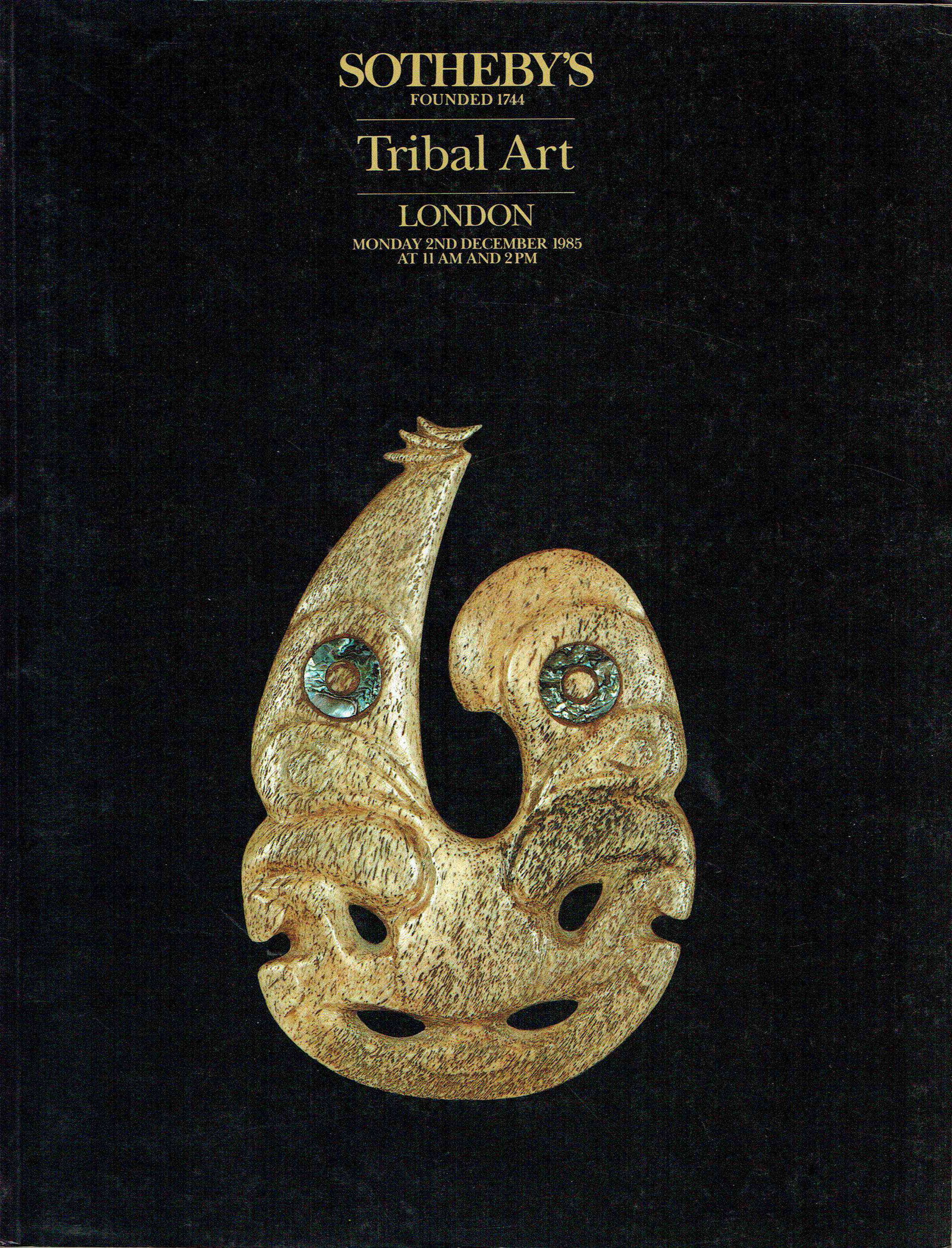 Sotheby's 1985, Tribal Art (1 of 1)