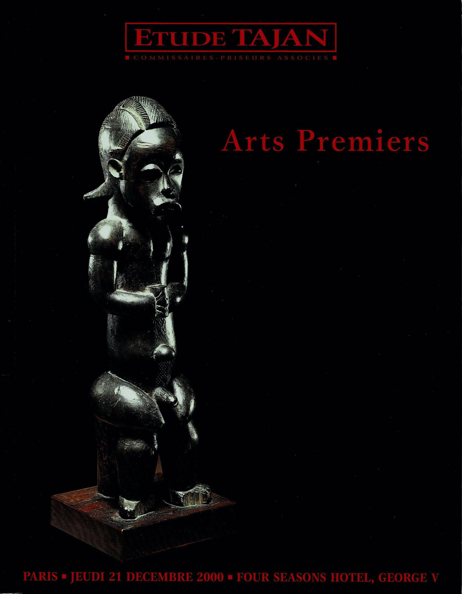 Etude Tajan 2000, Arts Premiers: Etude Tajan 2000, Arts Premiers Etude Tajan, Paris (21.12.2000) 215 g CHF 20 / 40