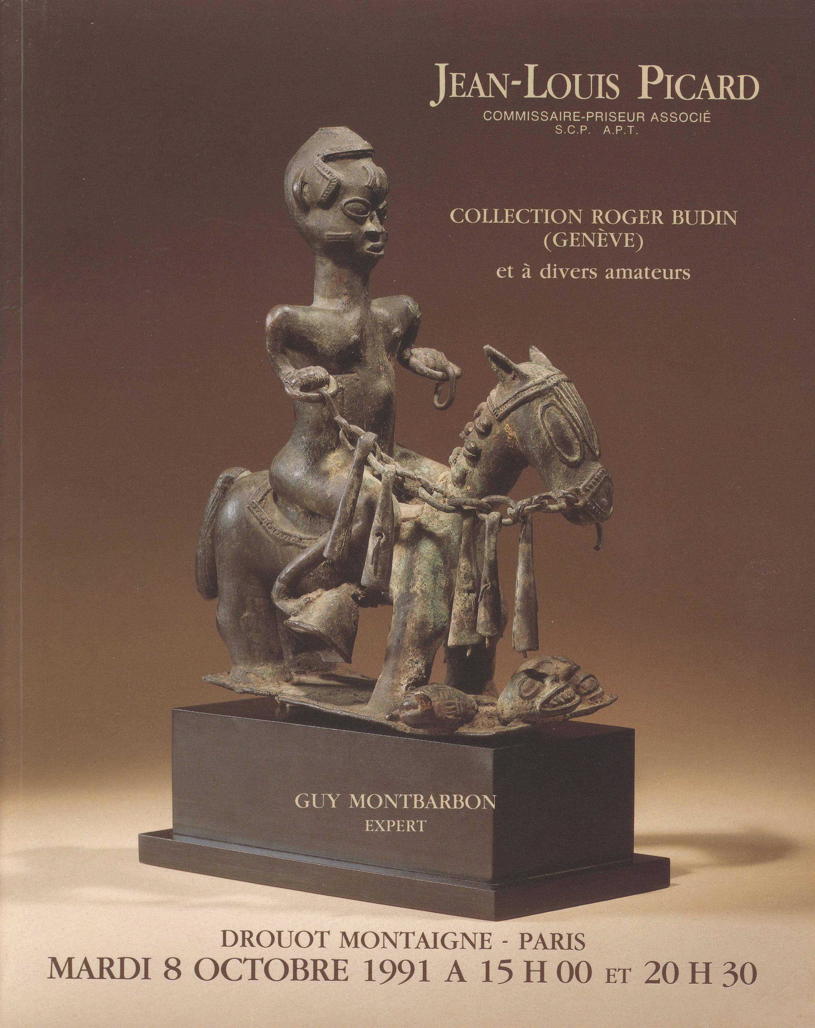 Jean-Louis Picard 1991, Collection Roger Budin: Jean-Louis Picard 1991, Collection Roger Budin Jean-Louis Picard, Paris (08.10.1991) 650 g CHF 20 / 40