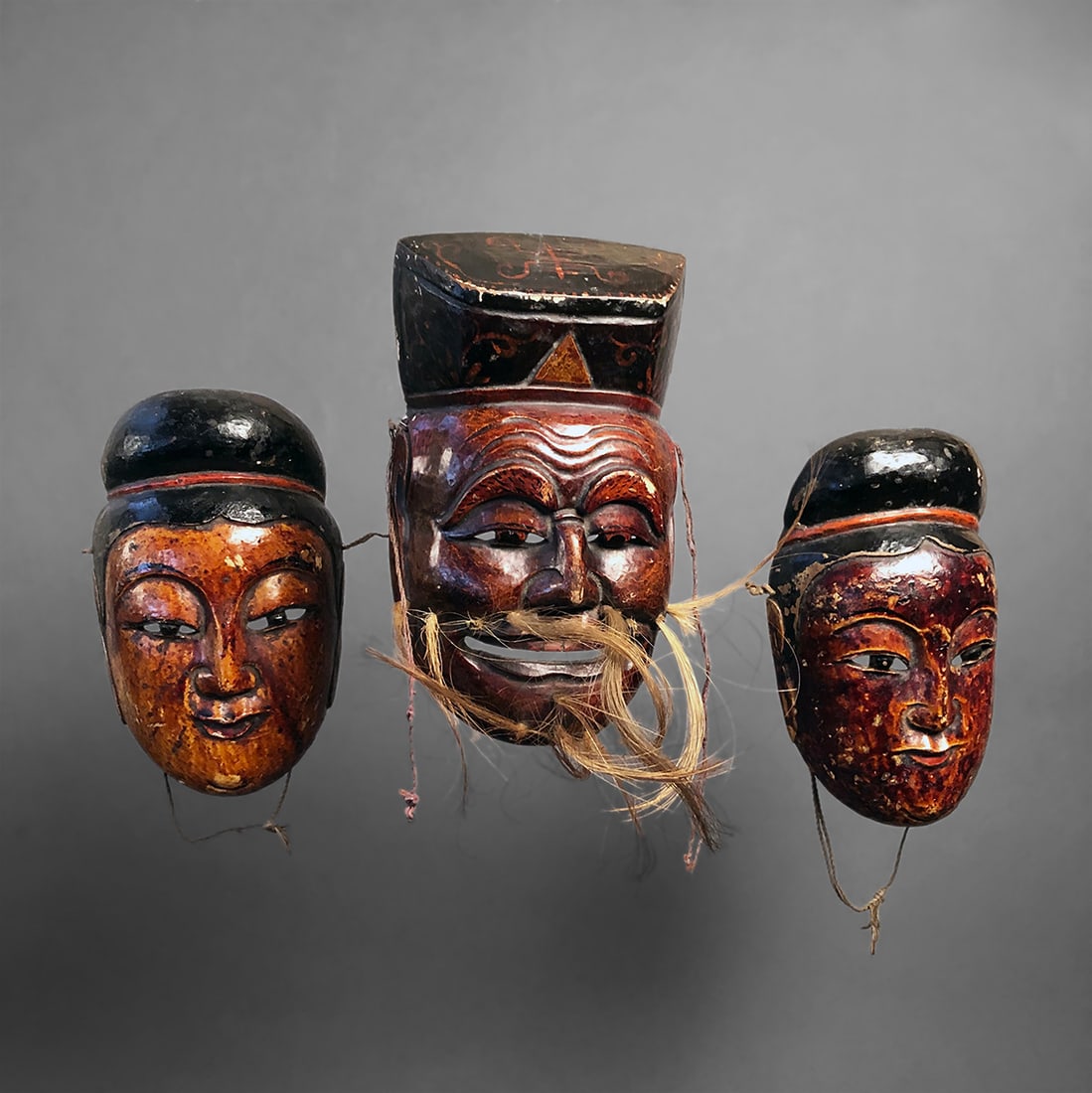 3 Chinese Nuo Masks (1 of 20)