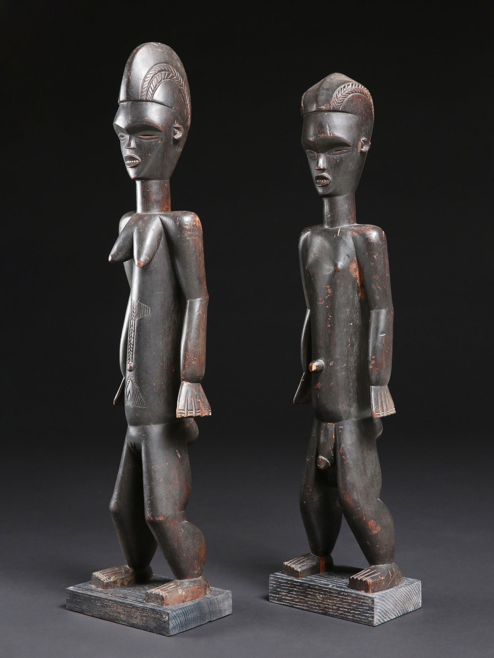 A Dan Pair of Figures, "lü me" (1 of 15)