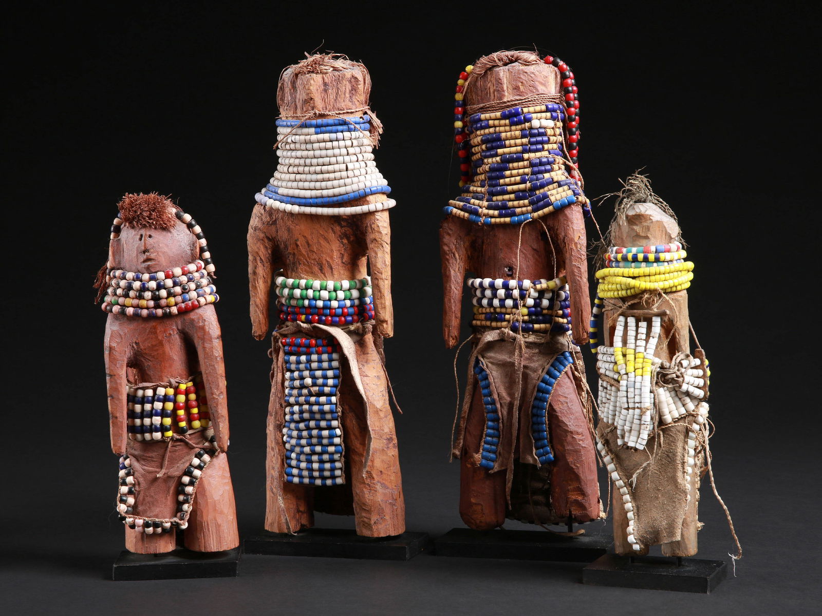 4 Turkana Figures, "adiket" (1 of 8)