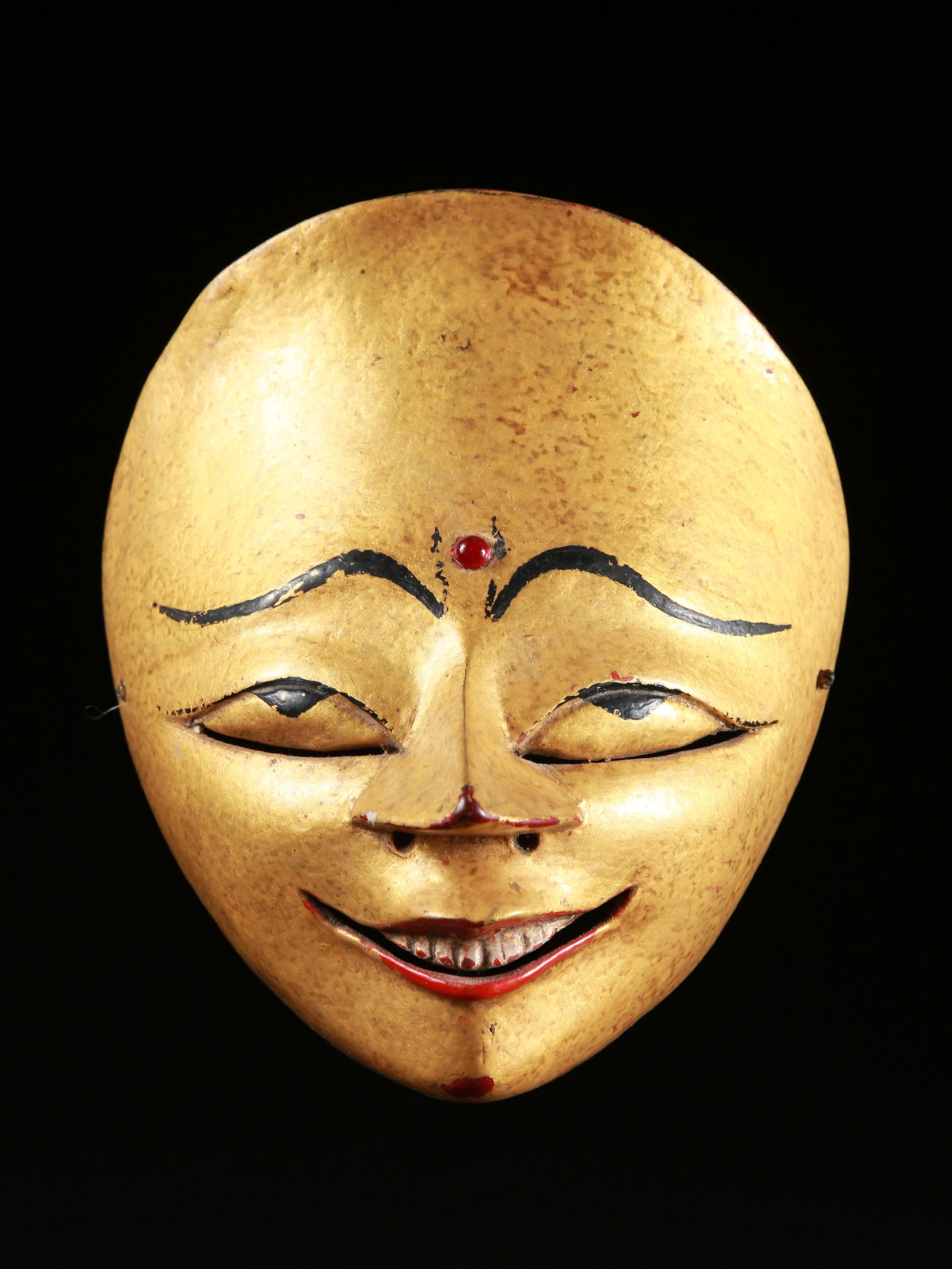 A Javanese Wayang Topeng Theater Mask (1 of 7)