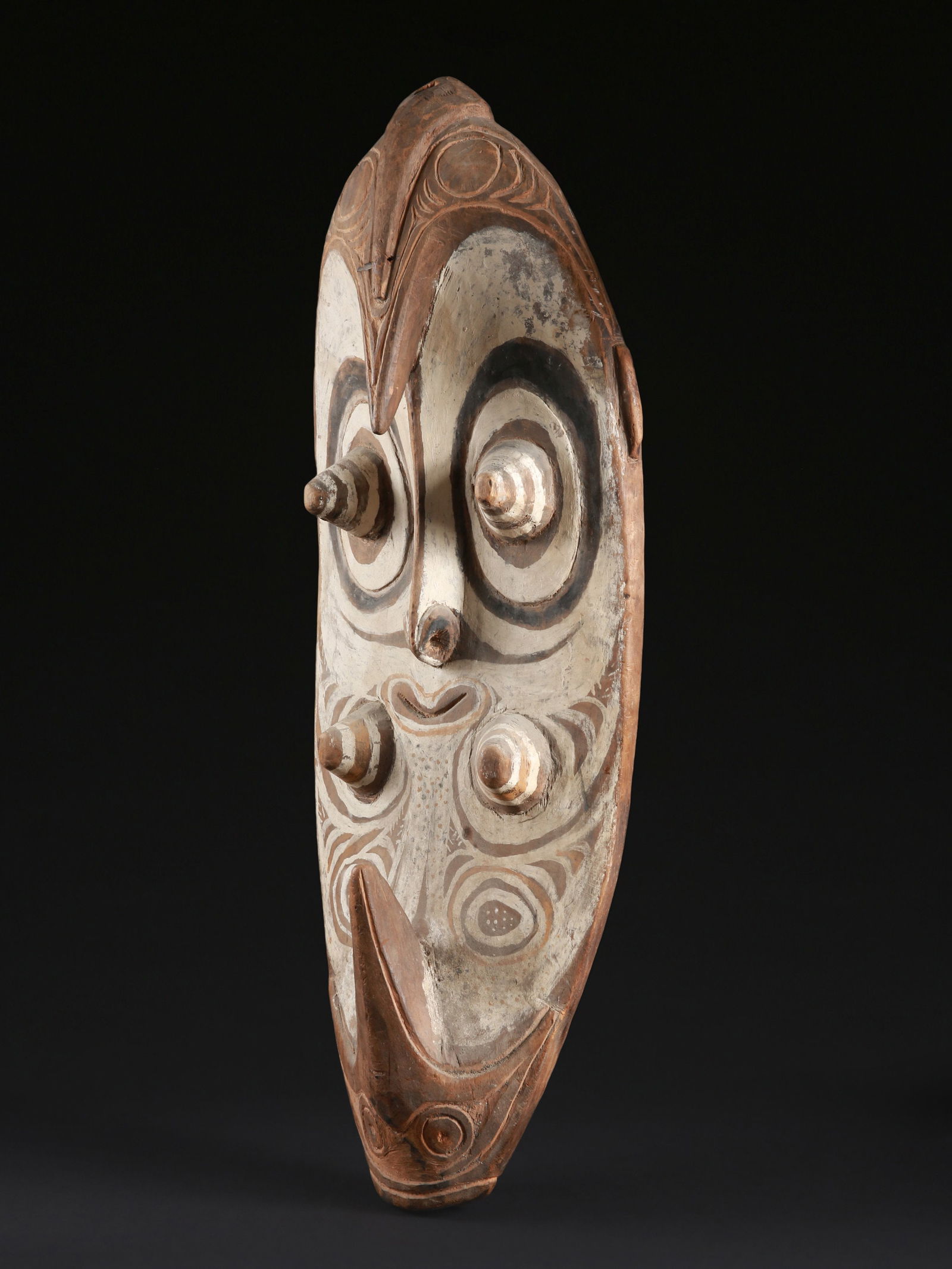 A Sepik Hook Mask, "garra" (1 of 6)