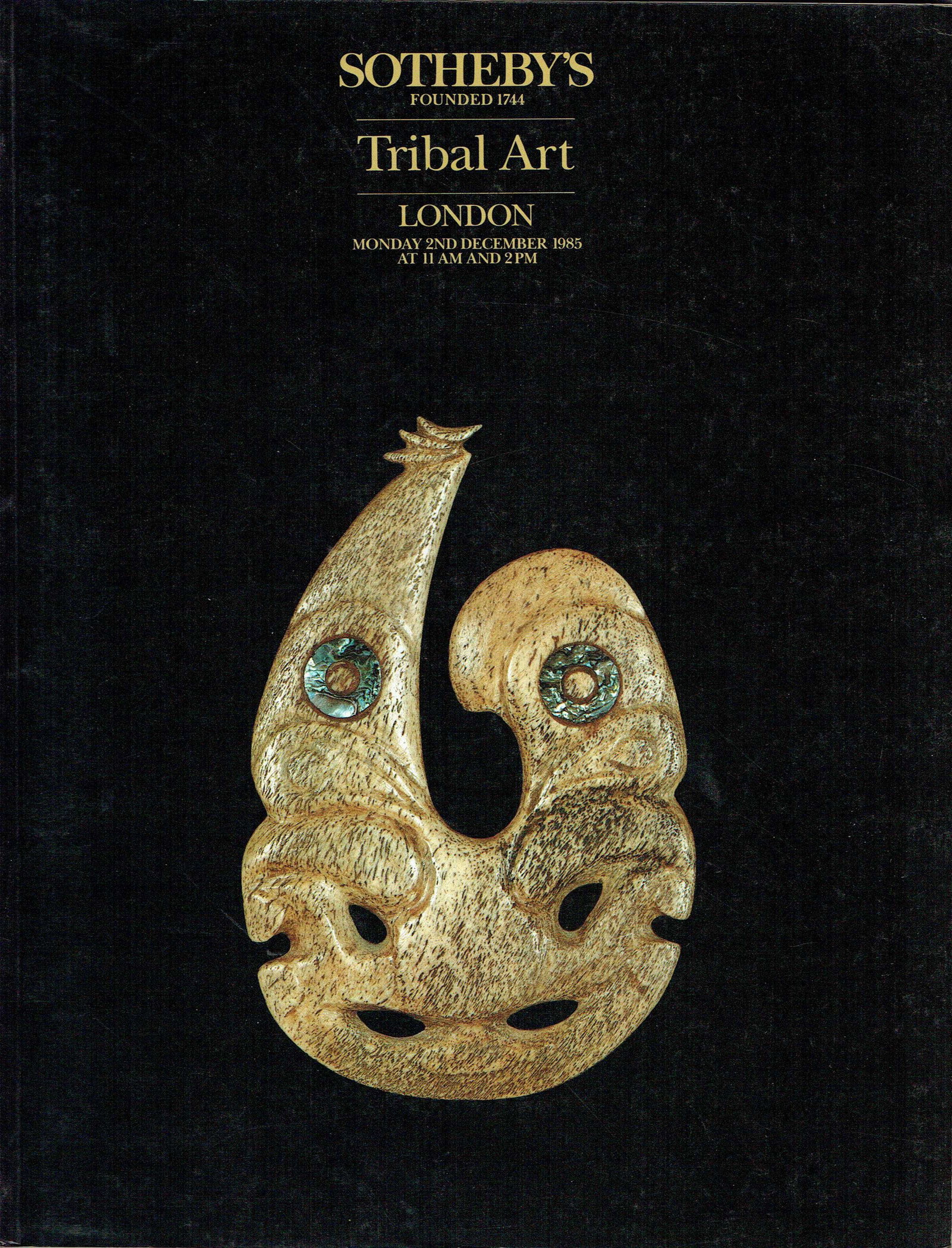 Sotheby's 1985, Tribal Art (1 of 1)