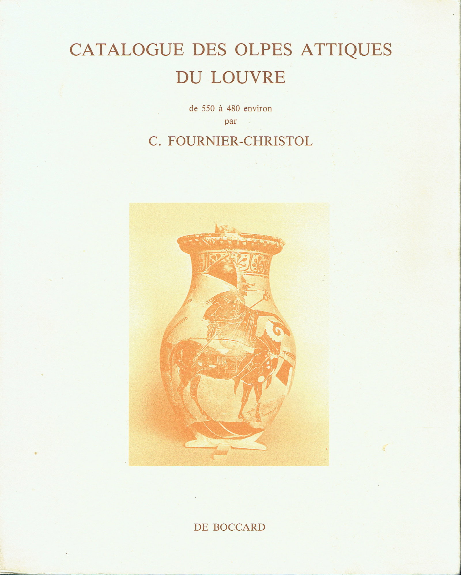 De Boccard 1990, Catalogue des Olpes Attiques du Louvre (1 of 1)