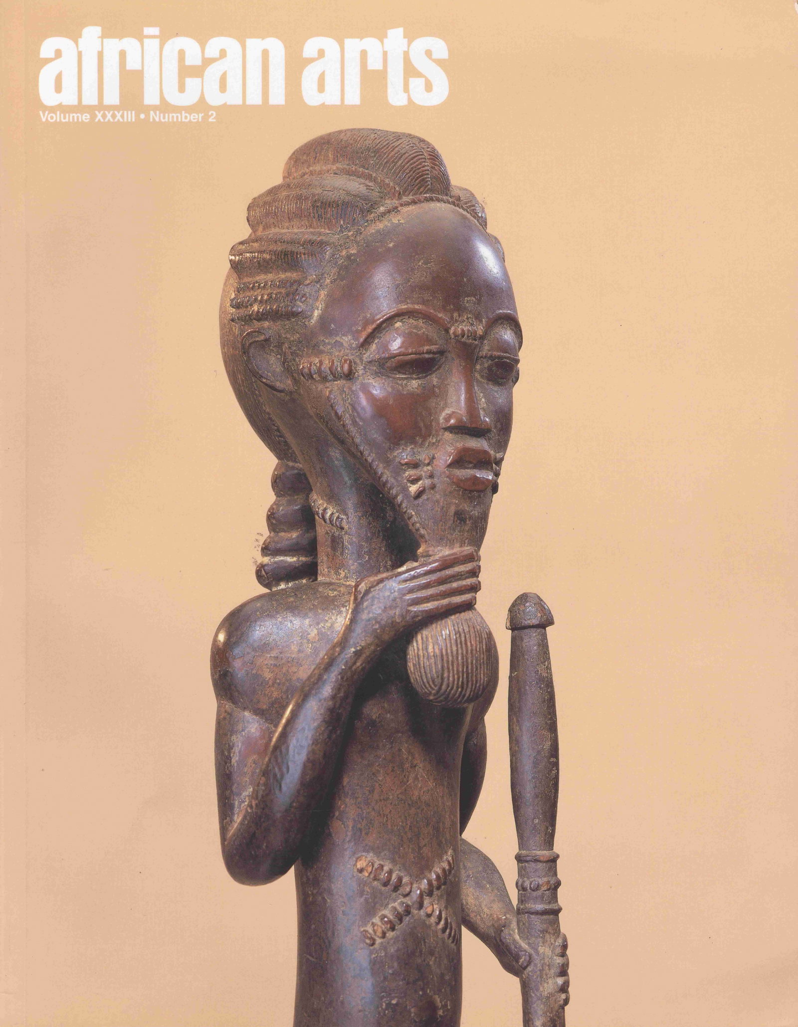African Arts 2000, Vol. 33 / 2: African Arts 2000, Vol. 33 / 2 UCLA James S. Coleman African Studies Center (2000) English Text/Edition Softcover 370 g --------------------------------------------------- African Arts Magazine - Summ