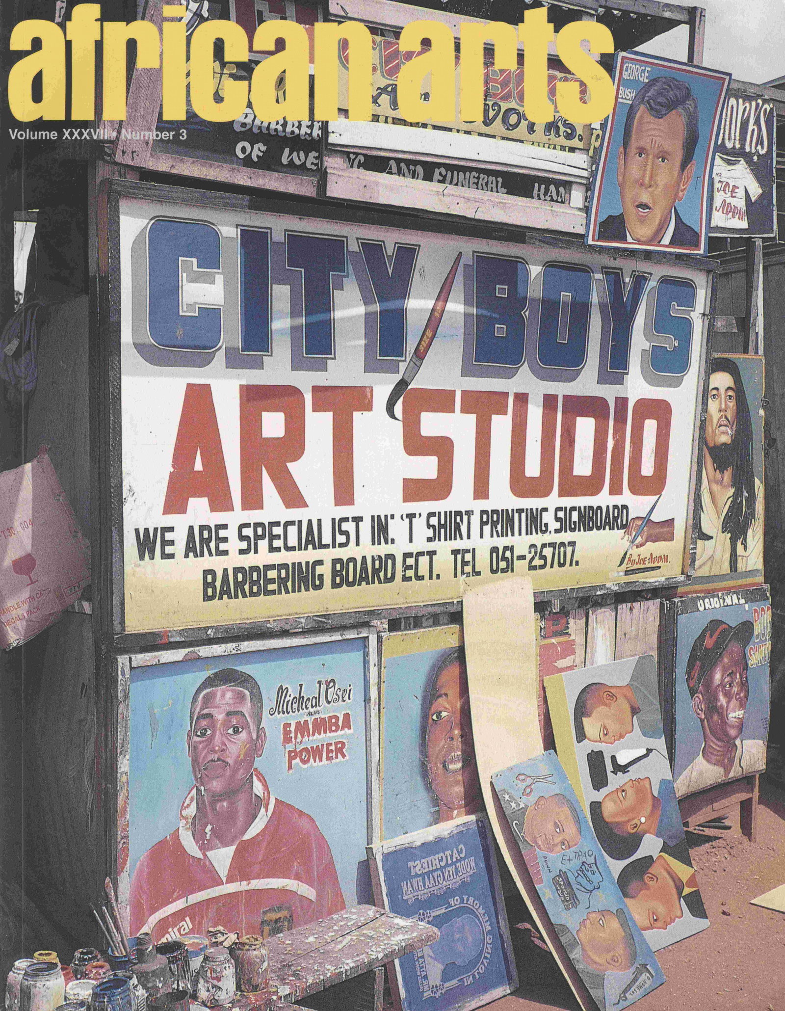 African Arts 2004, Vol. 37 / 3: African Arts 2004, Vol. 37 / 3 UCLA James S. Coleman African Studies Center (2004) English Text/Edition Softcover 370 g --------------------------------------------------- African Arts Magazine - Autu