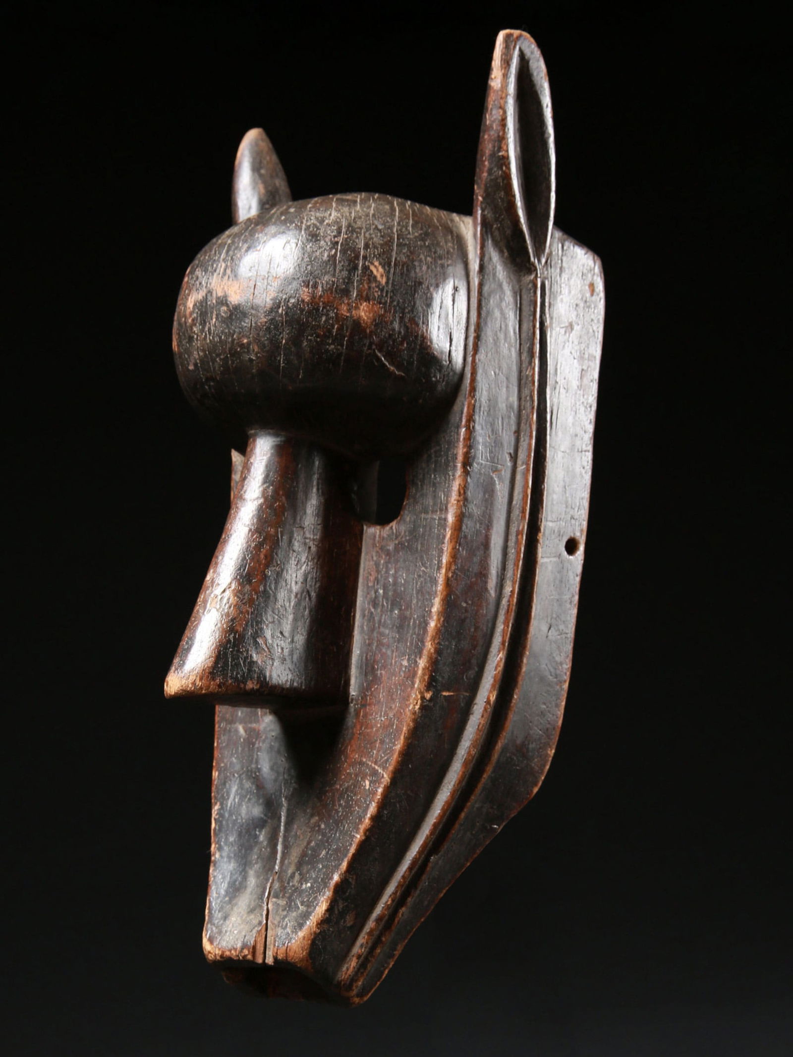 A Bamana Mask (Hyena), "suruku" (1 of 9)
