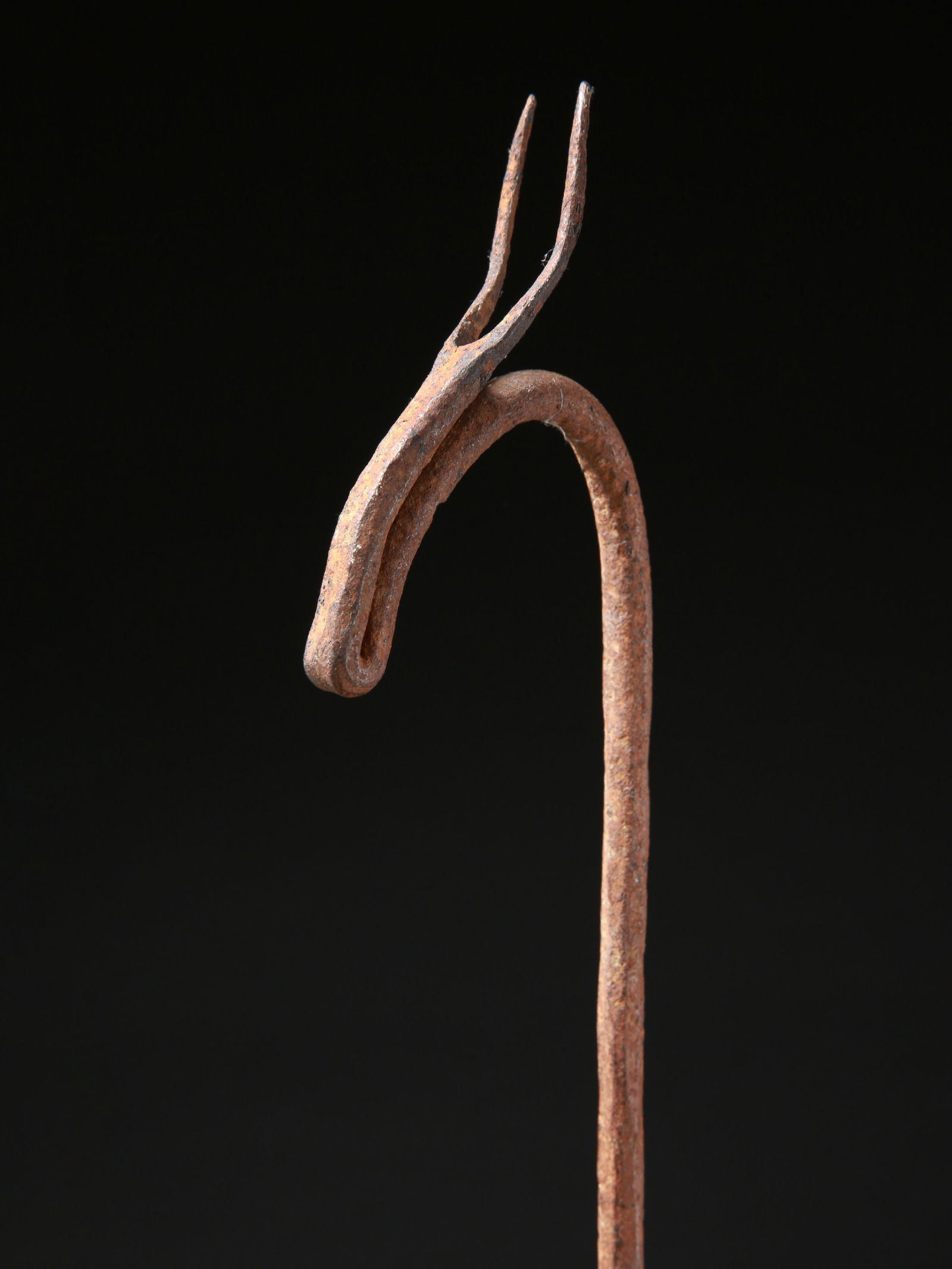 A Lobi Iron Staff, "bangalbri" (1 of 6)