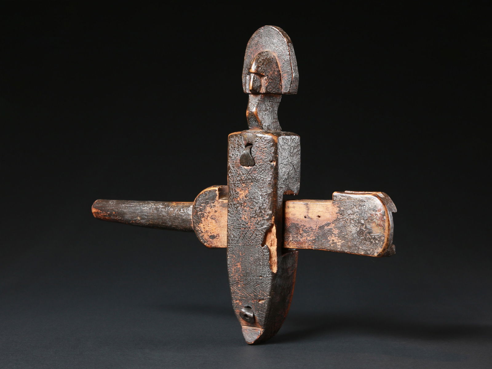 A Bamana Door Lock, "konbalabala" (1 of 12)